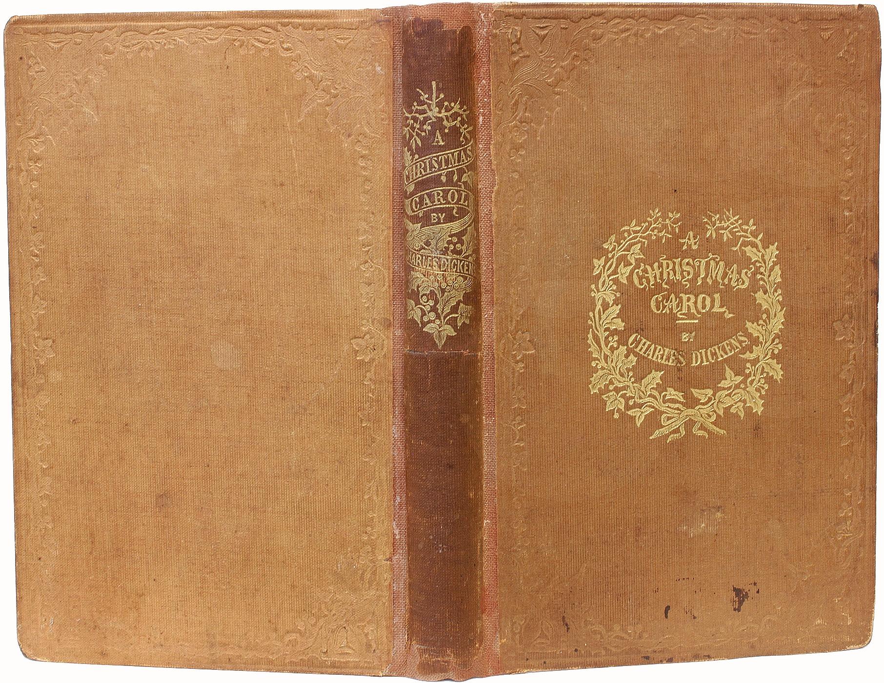 Britannico Charles Dickens. Un canto di Natale. SETTIMA EDIZIONE - 1844 - IN TELA ORIGINALE! in vendita