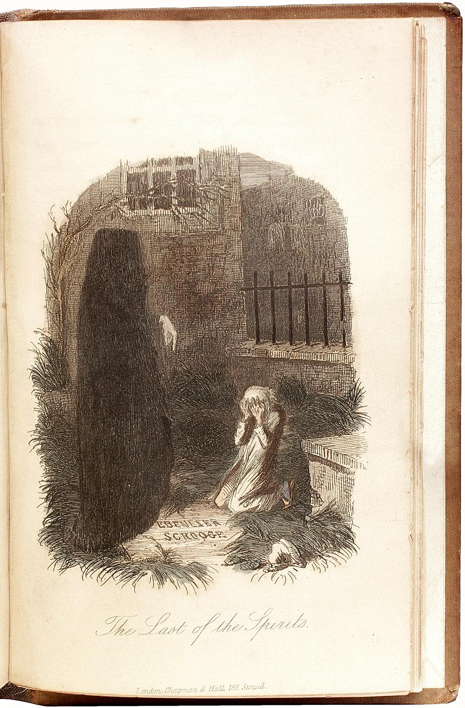 Charles Dickens. Un canto di Natale. SETTIMA EDIZIONE - 1844 - IN TELA ORIGINALE! in vendita 1