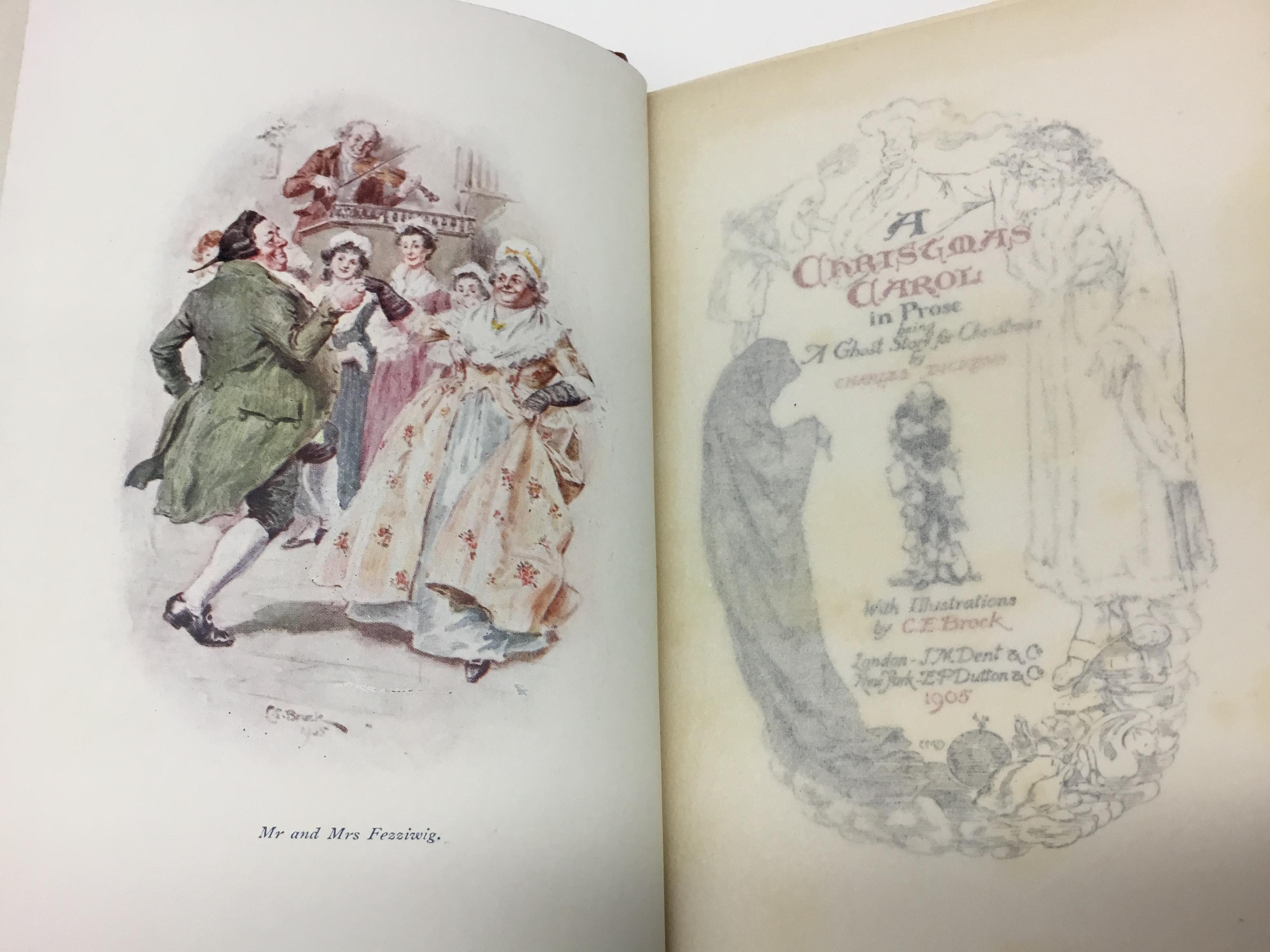 Charles Dickens Christmas Books, Special Illustrated First Edition Set, 1905-07 2