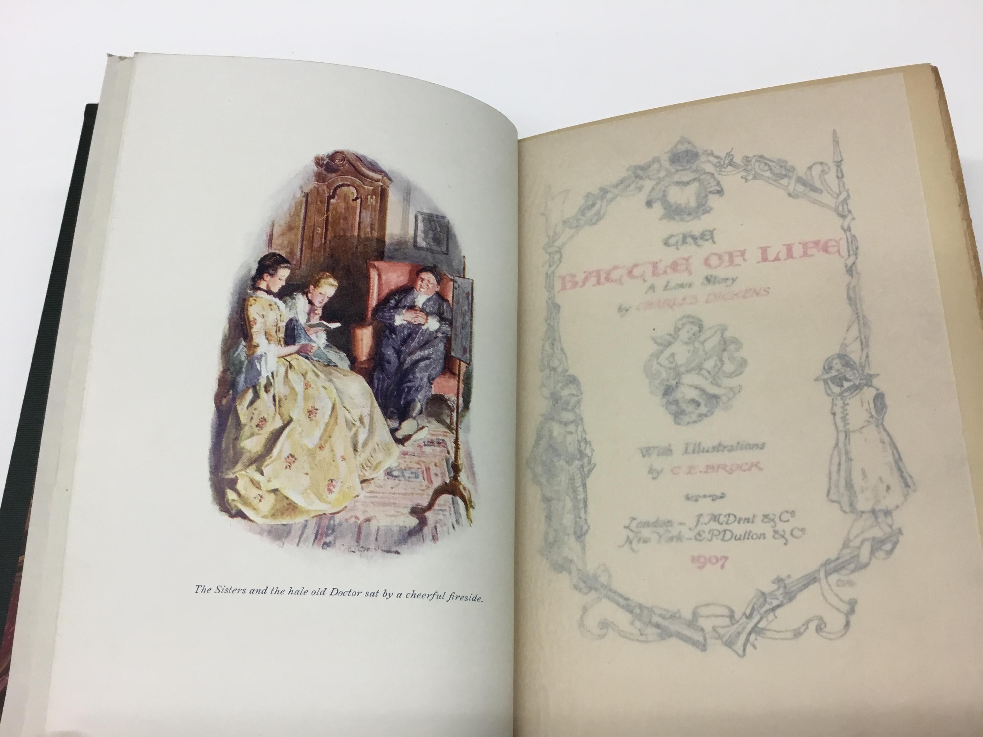 Charles Dickens Christmas Books, Special Illustrated First Edition Set, 1905-07 In Good Condition In Colorado Springs, CO