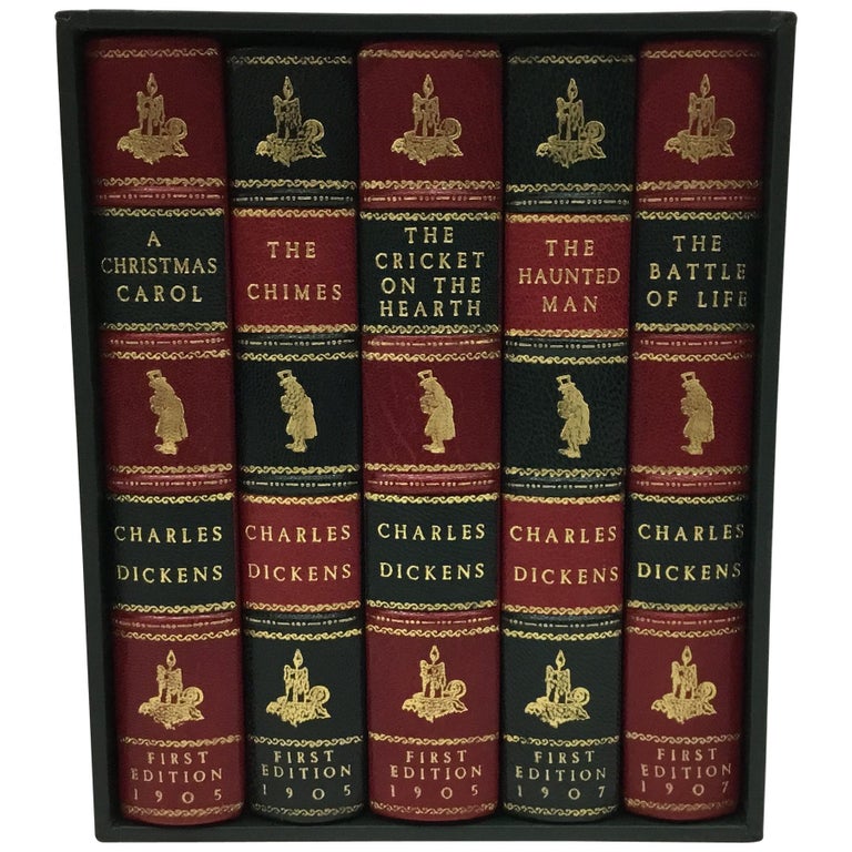 Charles Dickens Christmas Books Special Illustrated First Edition Set 1905 07 At 1stdibs