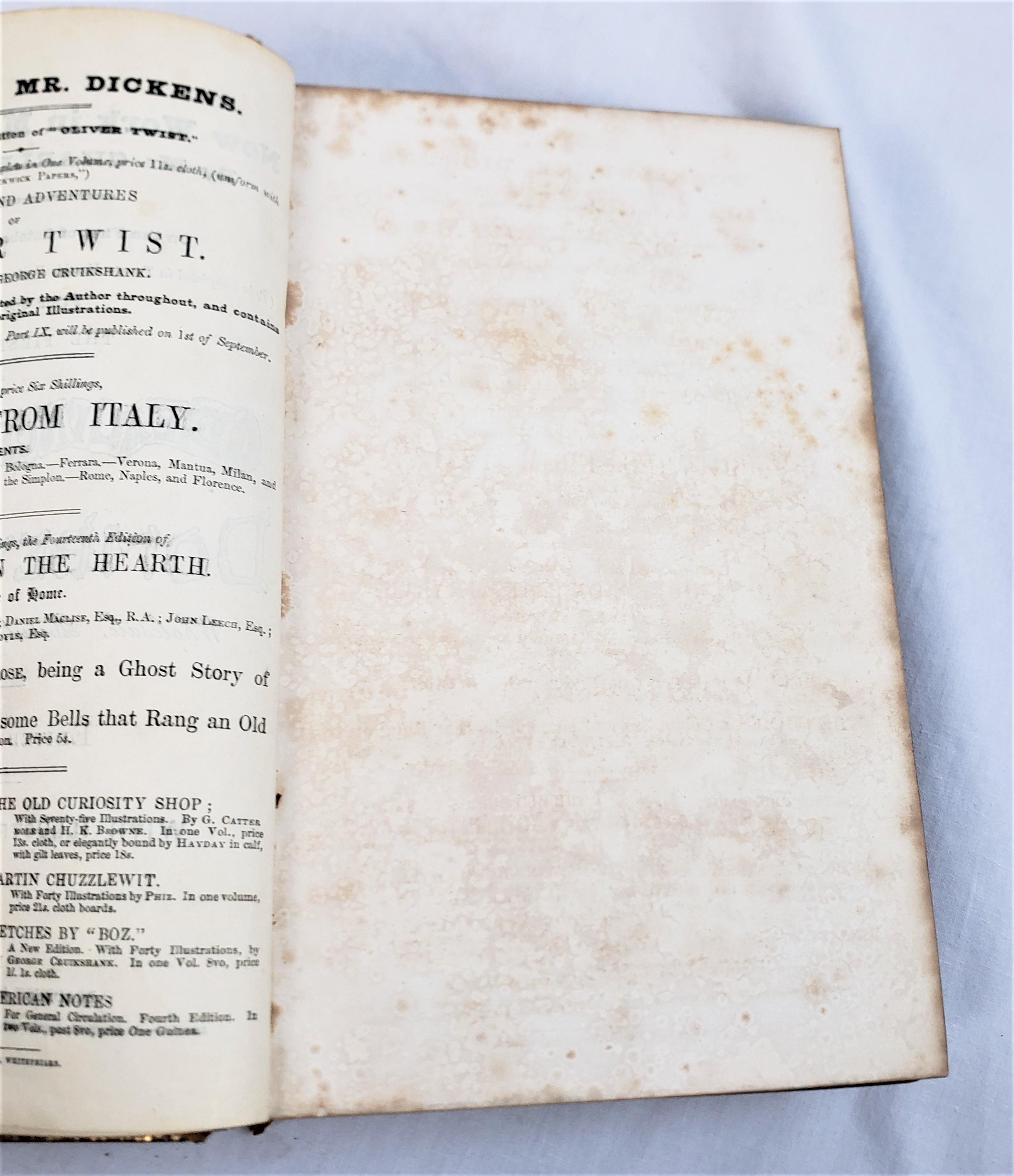Première édition du livre de Charles Dickens Dombey & Son Bradbury & Evans Whitefriars en vente 2