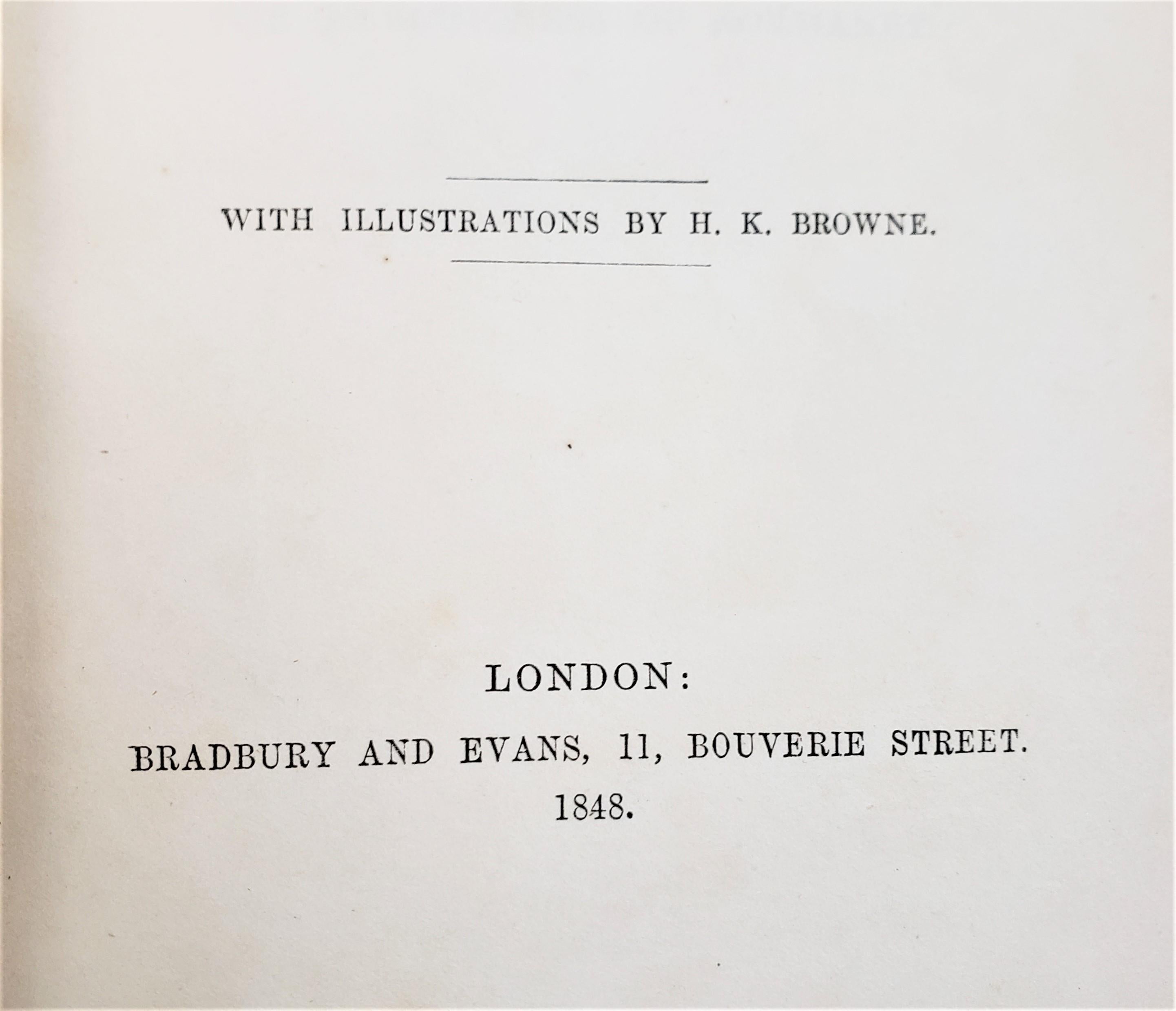 Première édition du livre de Charles Dickens Dombey & Son Bradbury & Evans Whitefriars en vente 5