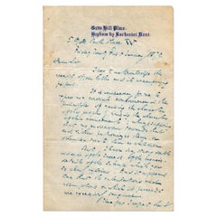 Charles Dickens Handwritten Signed Letter