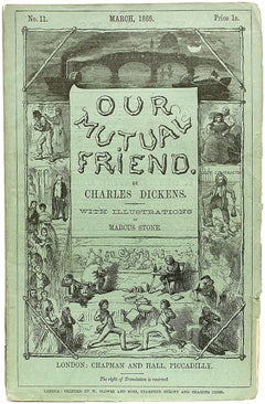 Charles DICKENS, Our Mutual Friend, 1865 A PERFECT SET IN THE ORIGINAL 19 PARTS