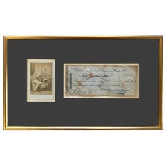 Charles Dickens Signed Cheque