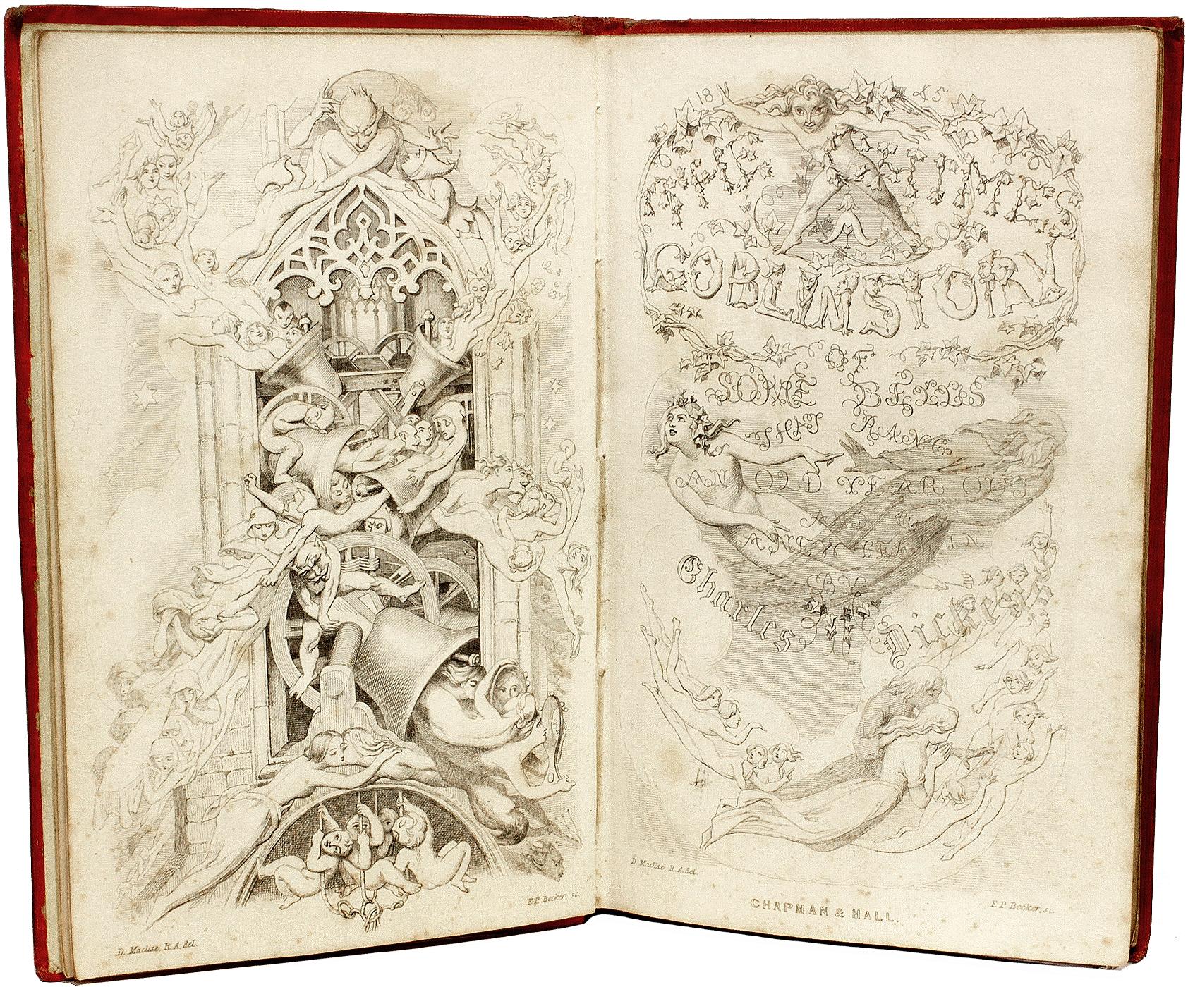 Britannique Charles DICKENS - The Chimes : A Goblin Story - 1845 - Première édition en vente