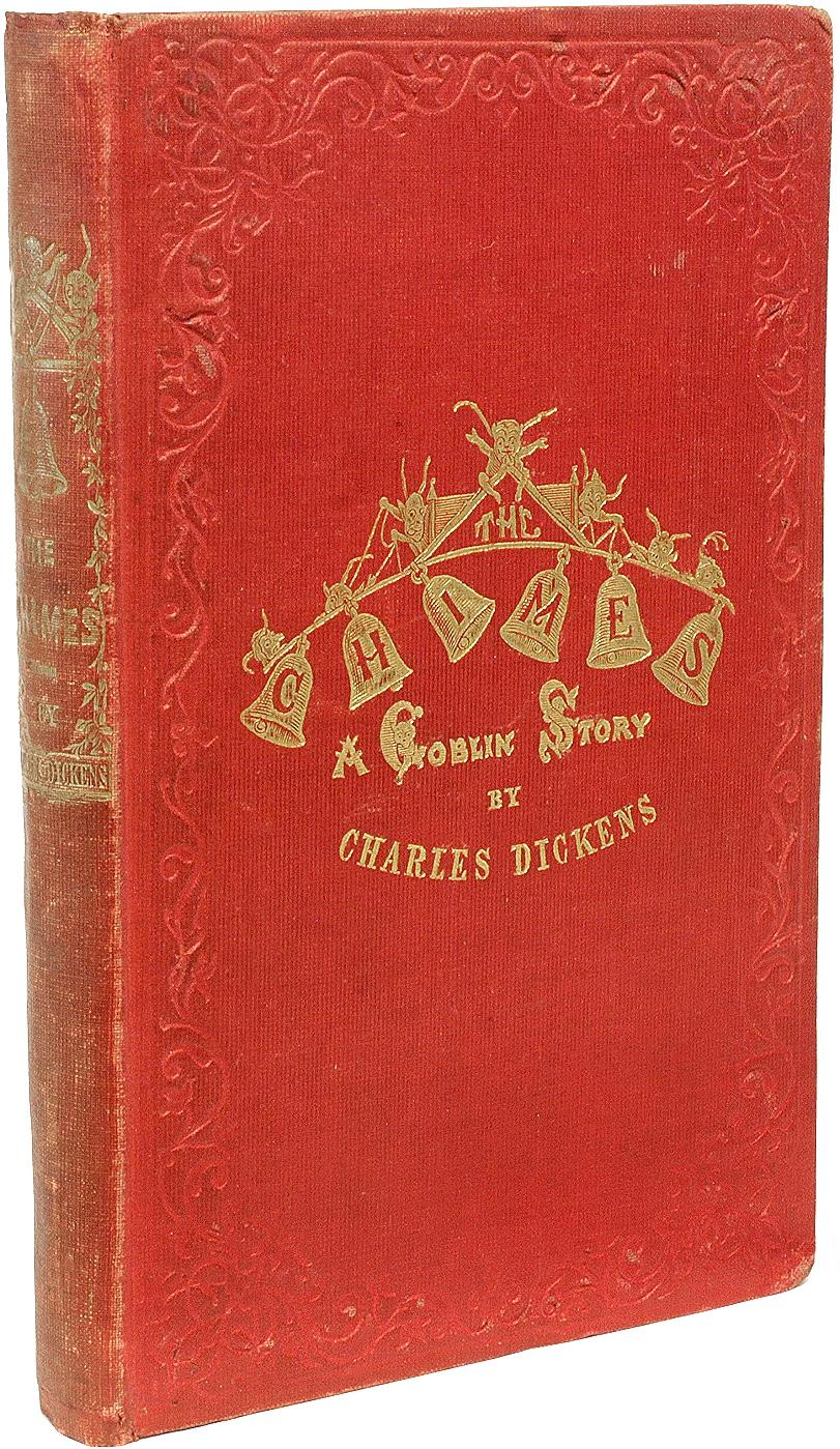 Mid-19th Century Charles DICKENS - The Chimes: A Goblin Story - 1845 - FIRST EDITION For Sale