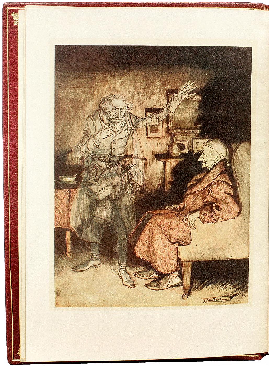 Britannique Charles DICKENS. Carole de Noël - 1915 - LA PLUS GRANDE ÉDITION DU TRADE RACKHAM ! en vente