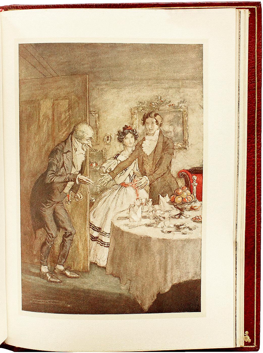 Charles DICKENS. Carole de Noël - 1915 - LA PLUS GRANDE ÉDITION DU TRADE RACKHAM ! Bon état - En vente à Hillsborough, NJ