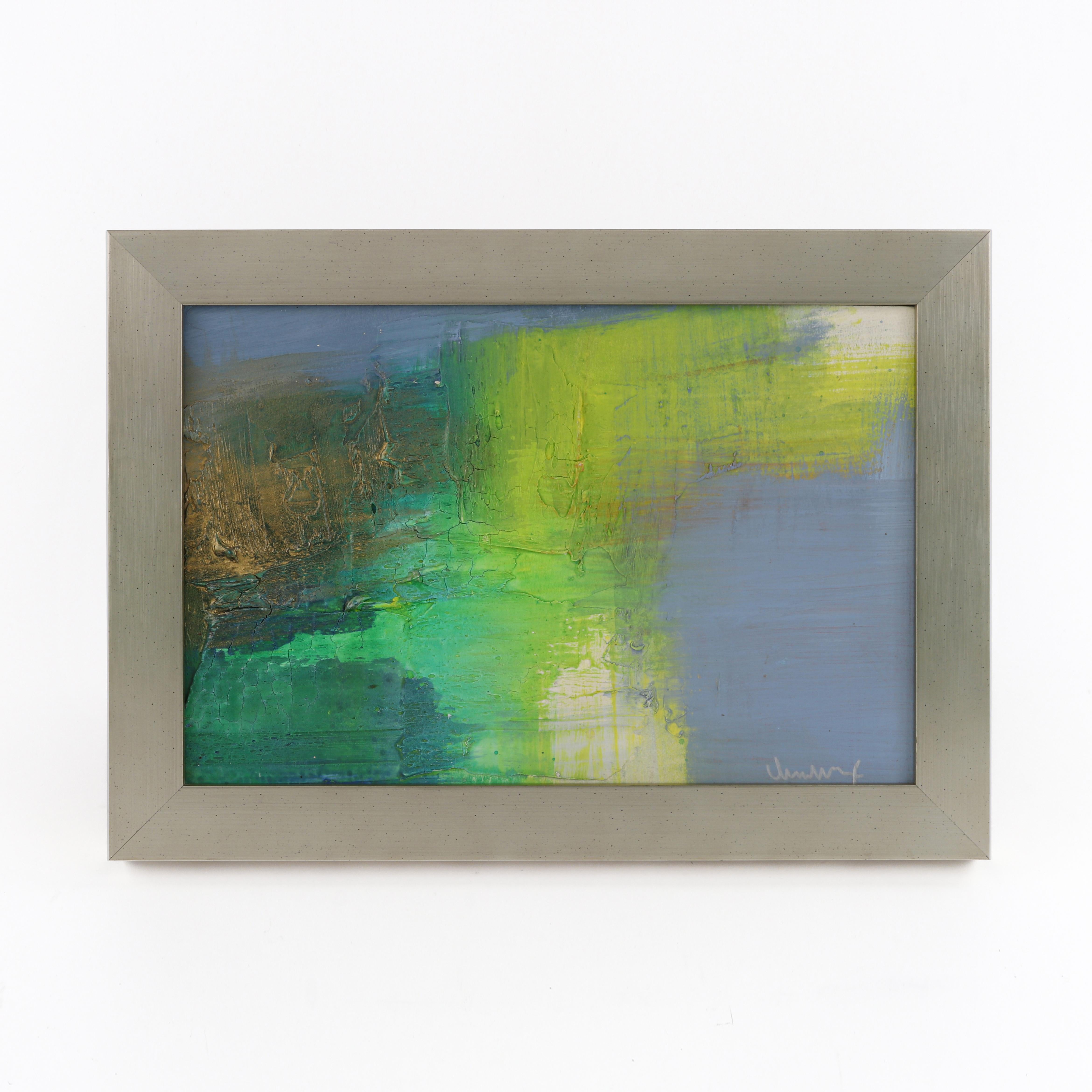 Charles Dix 1970's Modernist Post Modern Original Acrylic Impasto Painting Art Signed

A rare signed painting by artist Charles Dix. This beautiful artwork features the artists’ signature impasto application using acrylic paints. “Nonobjective”, is
