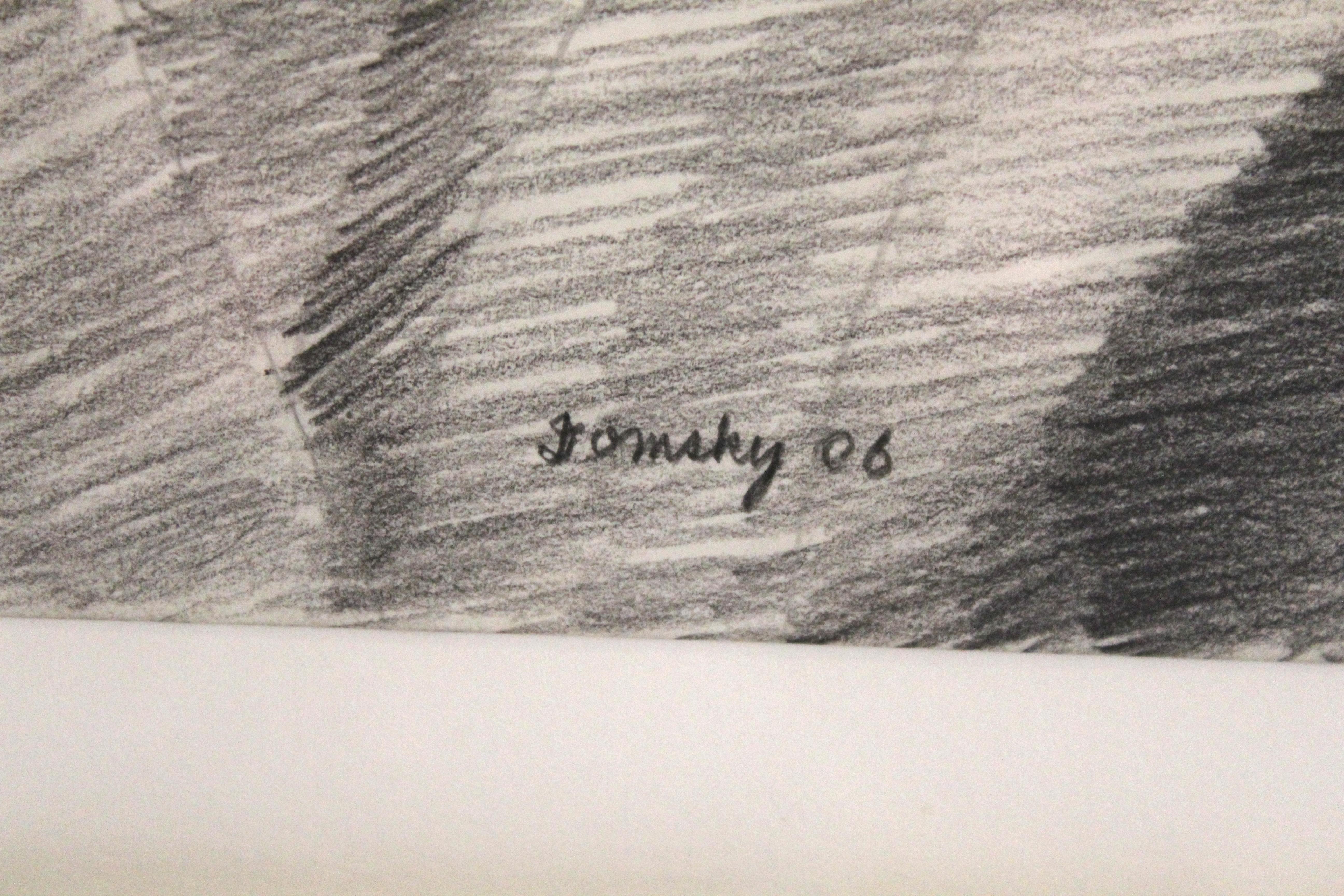 Charles Domsky (1937-2017) Pencil Art (lot of 4) For Sale 8