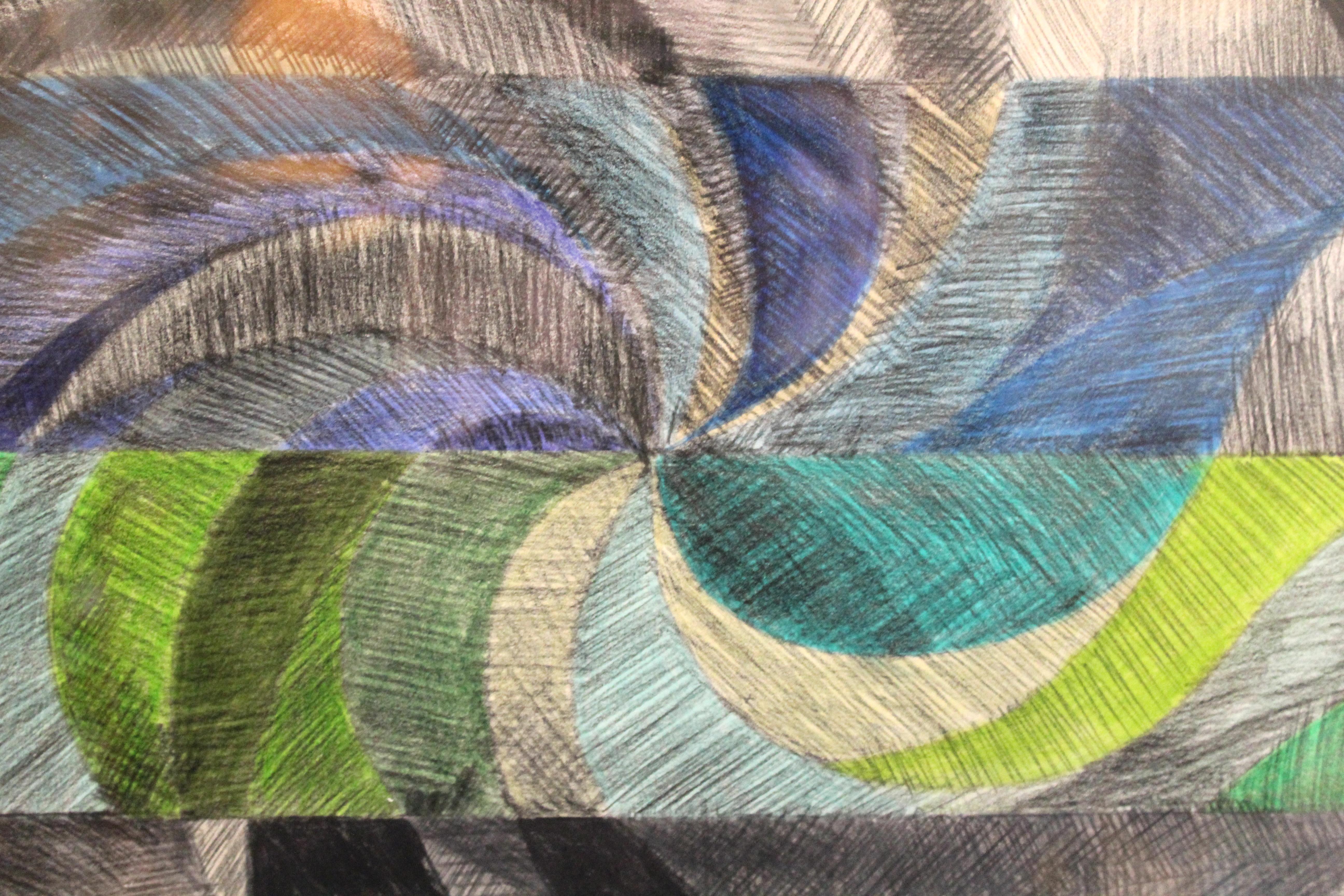 Paper Charles Domsky (1937-2017) Pencil Art (lot of 4) For Sale