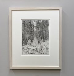 Forest VII - 21st Century Contemporary Landscape Etching