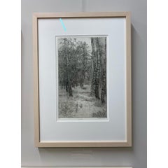 Bosque X - Grabado de paisaje contemporáneo del siglo XXI