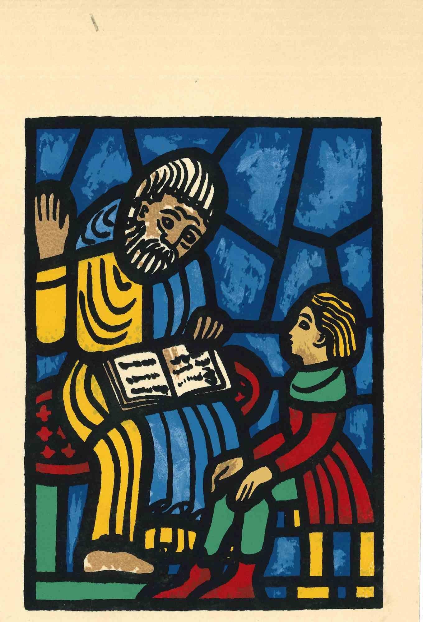 Die Kathedrale ist ein aquarellierter Holzschnitt, der im 20. Jahrhundert von Charles Dubin realisiert wurde.

Der Zustand der Erhaltung ist gut.

Das Kunstwerk wird gekonnt durch sichere und starke Linien mit einer harmonischen Komposition