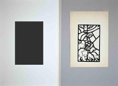 Study for a Glass - Woodcut Print by Charles Dubin - 1940s