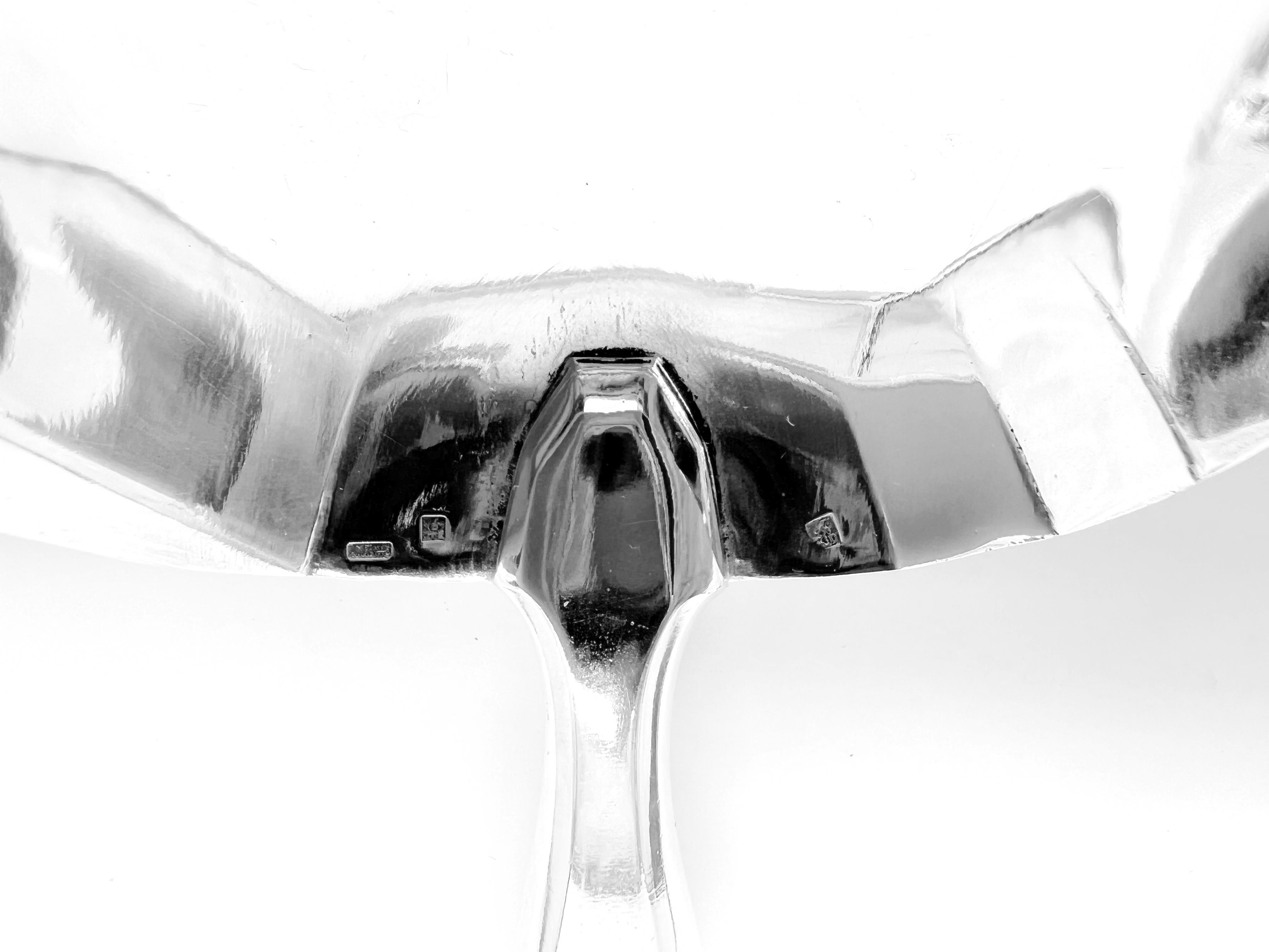 Charles Duchene Französisches versilbertes Dessertbesteck, 1900 im Zustand „Gut“ im Angebot in Saint-Amans-des-Cots, FR