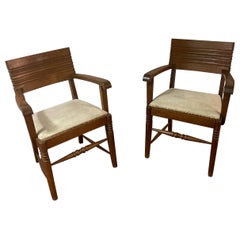 Charles Dudouyt Armchairs