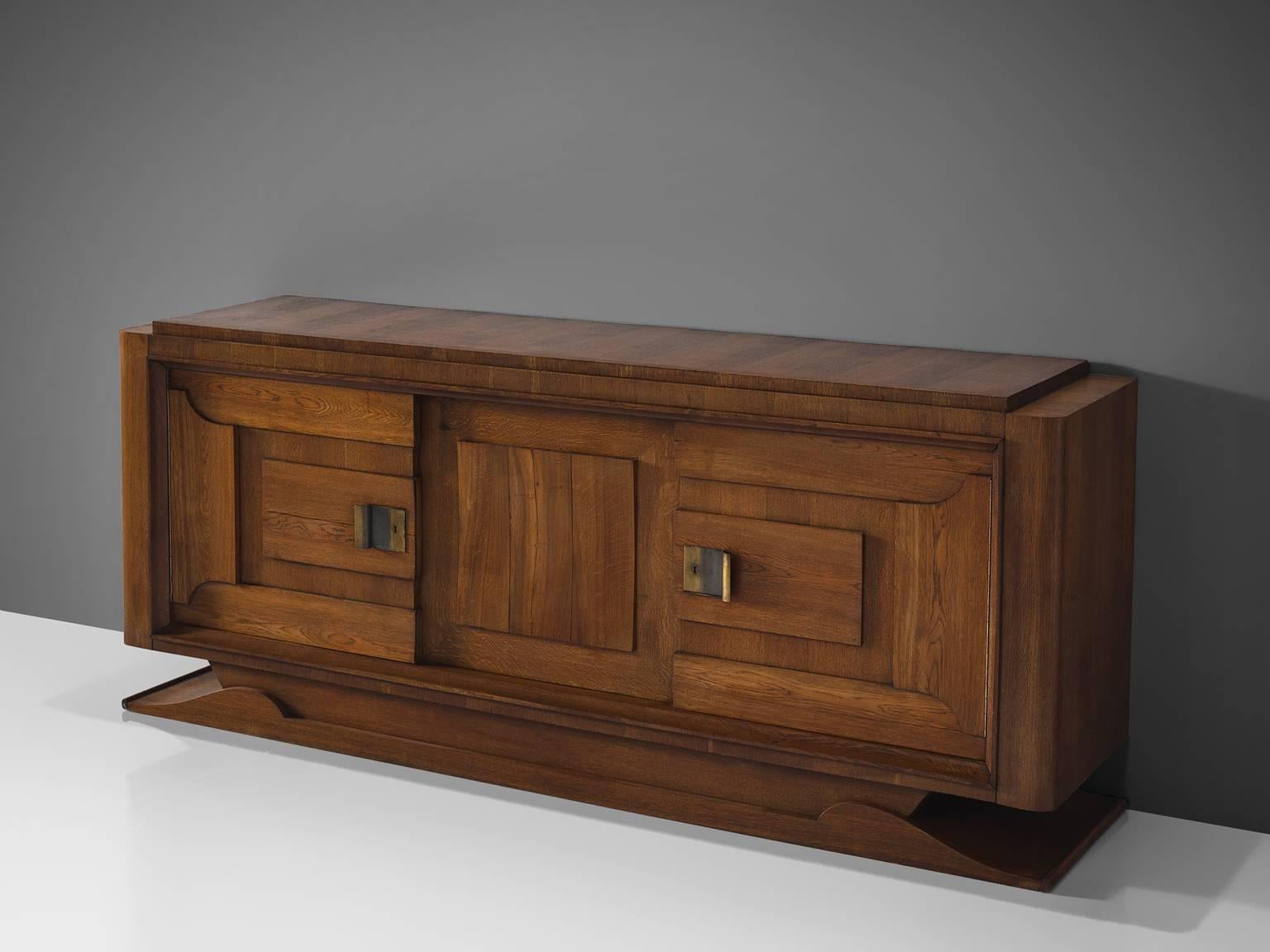 French Charles Dudouyt Art Deco Credenza, 1930s