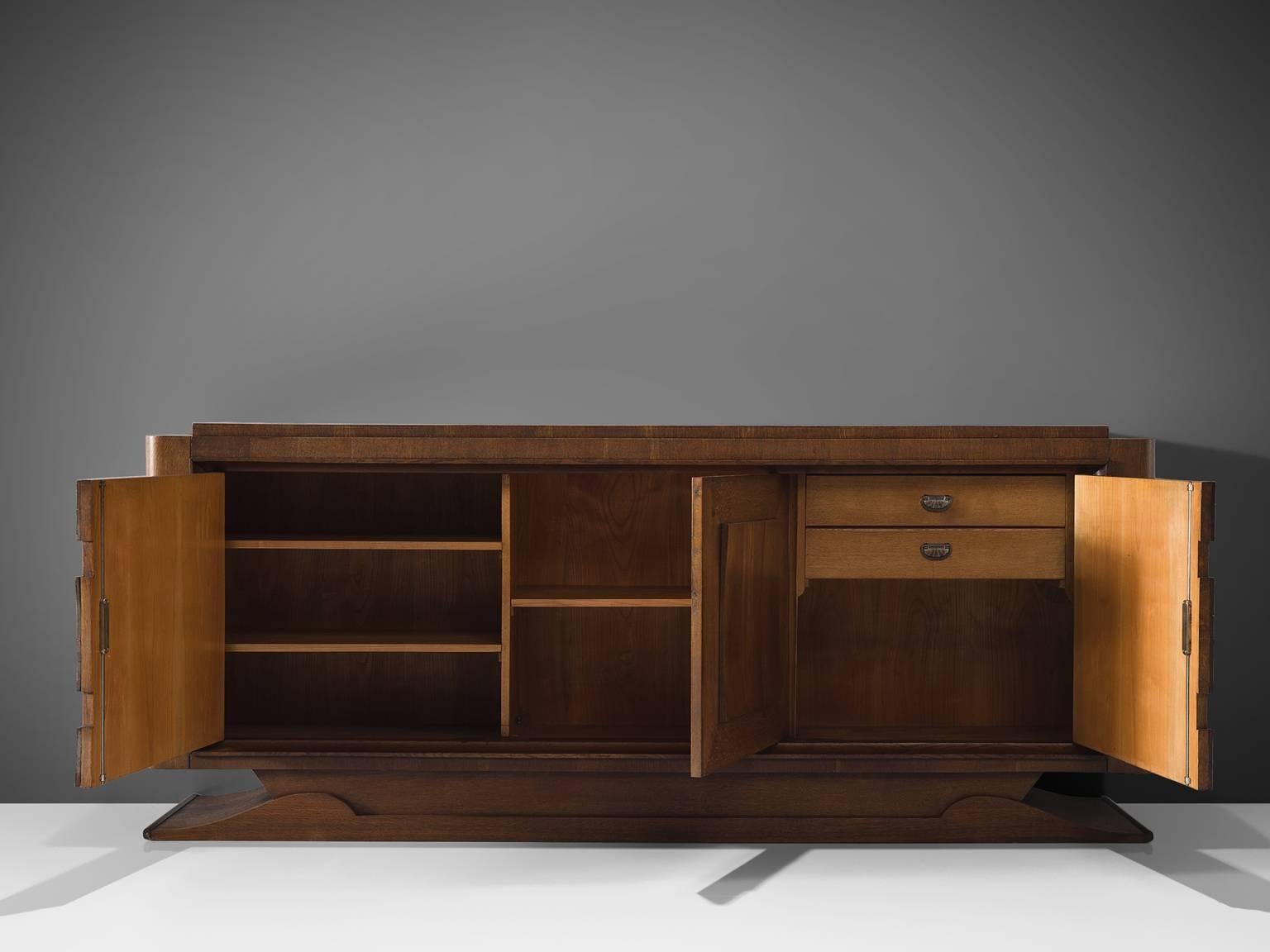 Mid-20th Century Charles Dudouyt Art Deco Credenza, 1930s