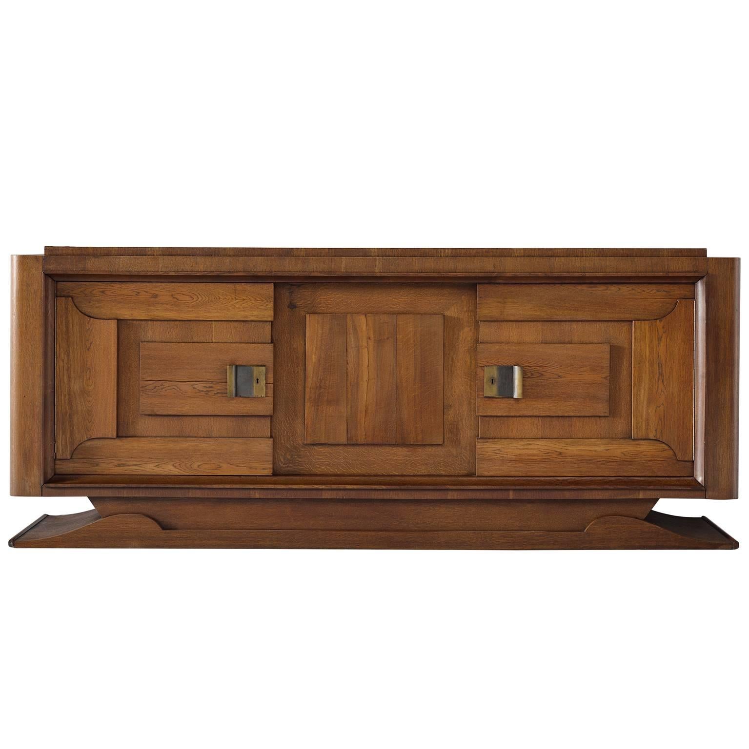 Charles Dudouyt Art Deco Credenza, 1930s