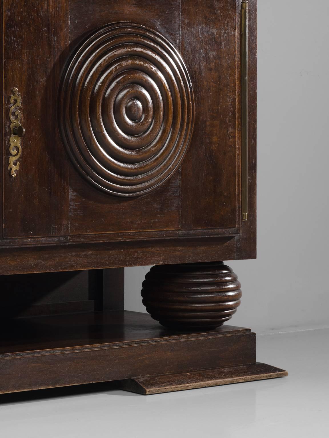 Charles Dudouyt Art Deco Credenza, circa 1925 4