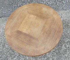 Charles Dudouyt (attributed) oak gueridon circa 1930/1940