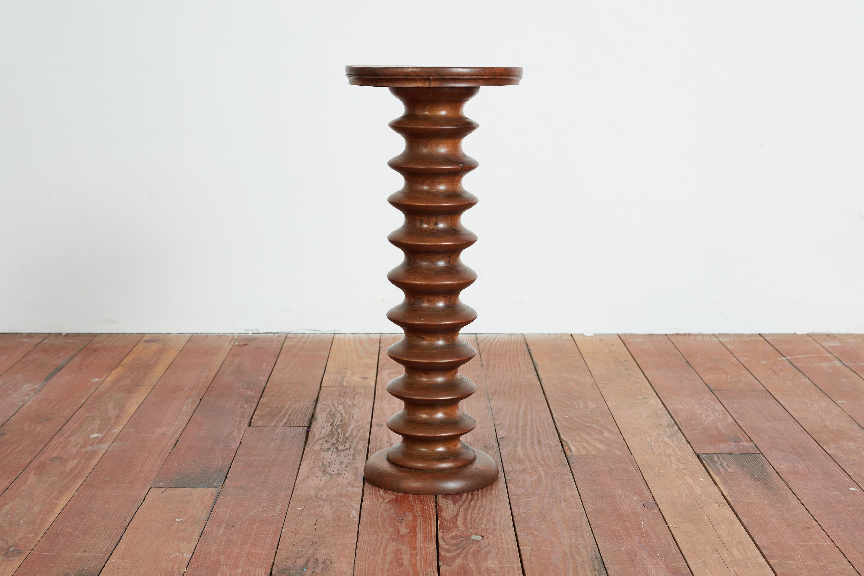 Charles Dudouyt attributed Pedestal Table  In Good Condition For Sale In Beverly Hills, CA