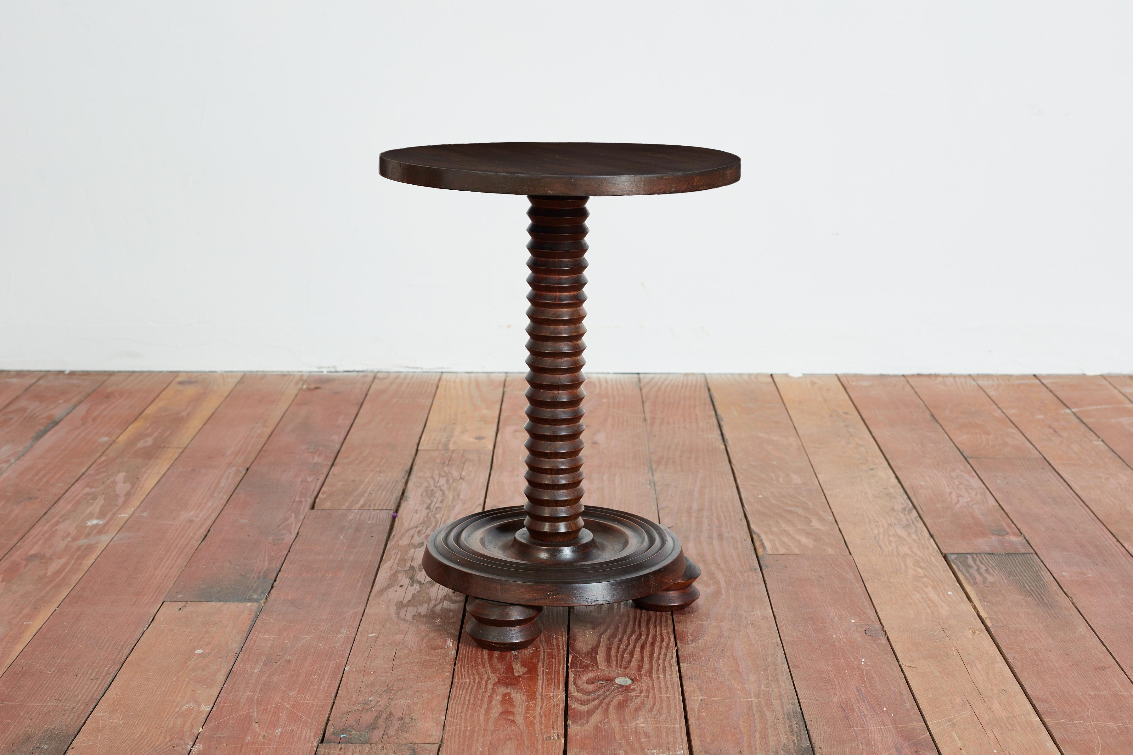 French Charles Dudouyt Attributed Side Table For Sale