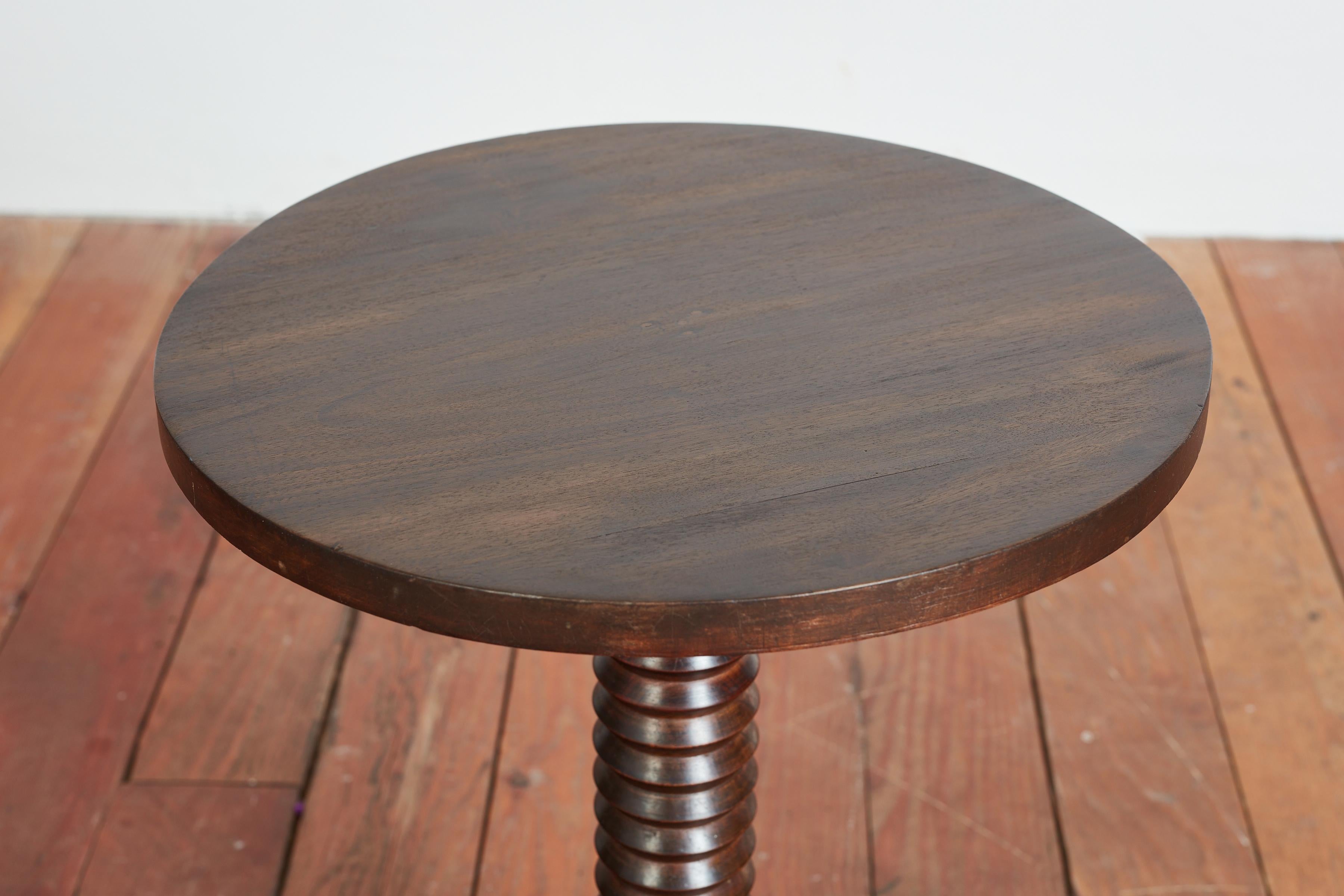 Mid-20th Century Charles Dudouyt Attributed Side Table For Sale