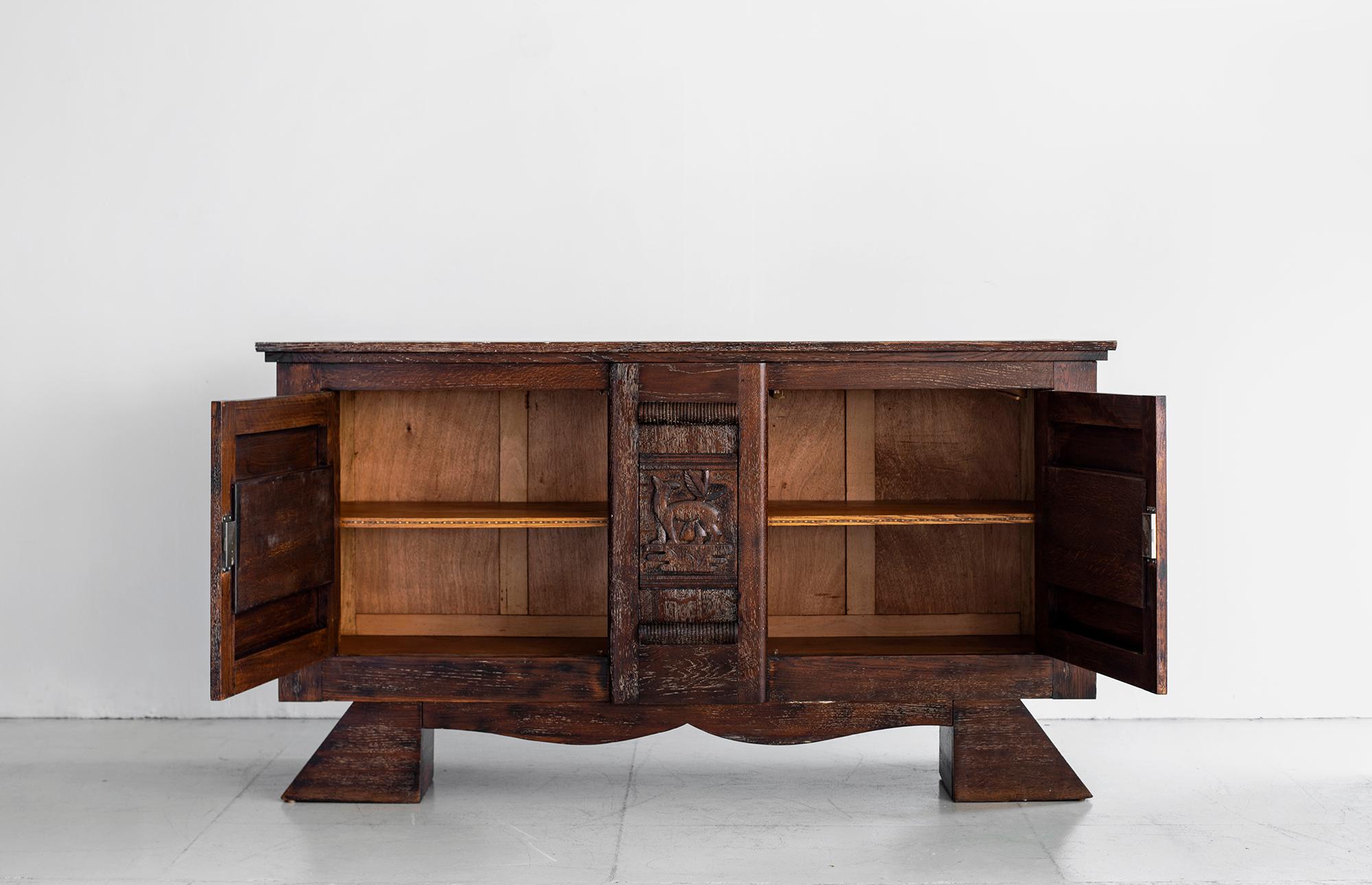 French Charles Dudouyt Attributed Sideboard