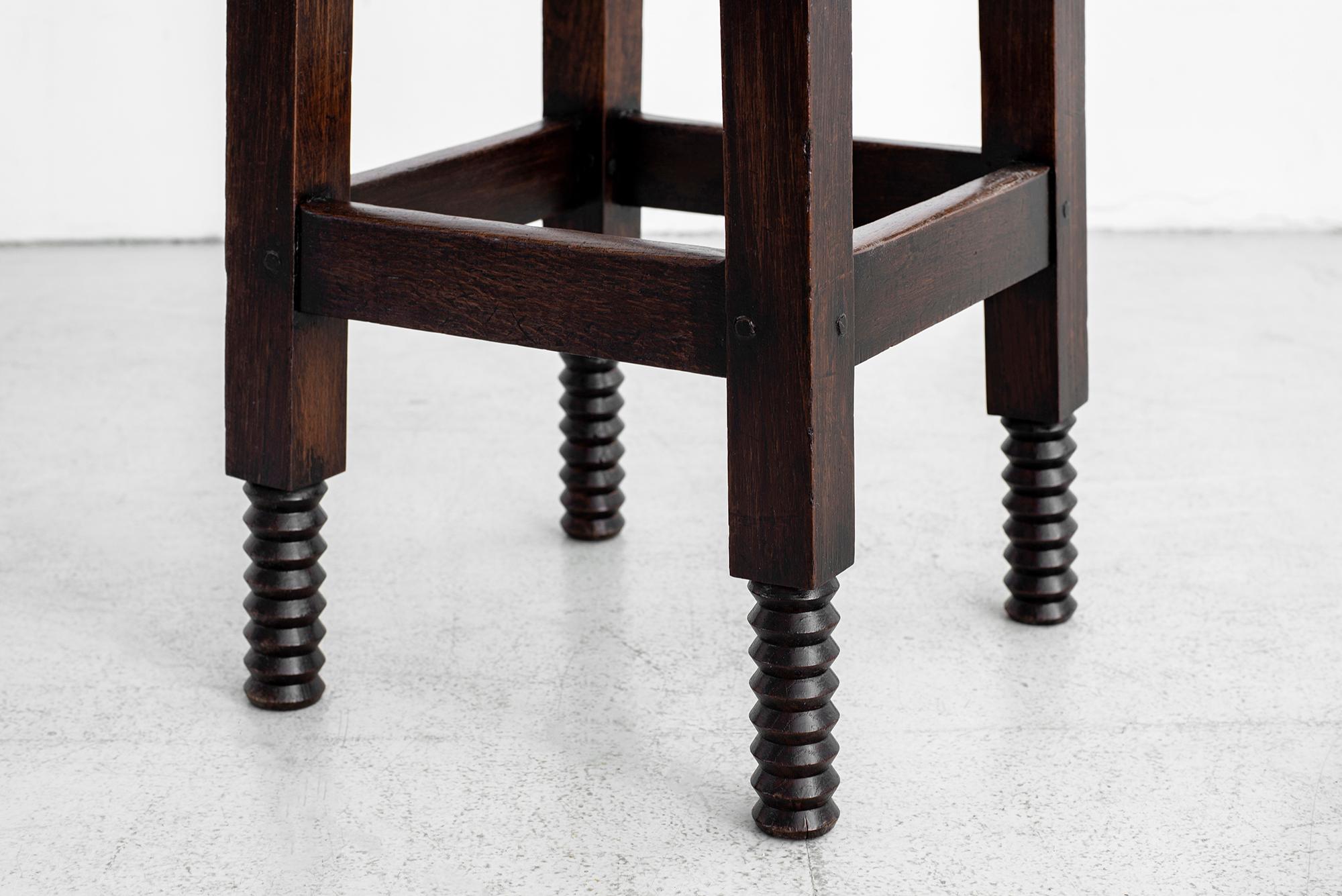 Oak Charles Dudouyt Barstools