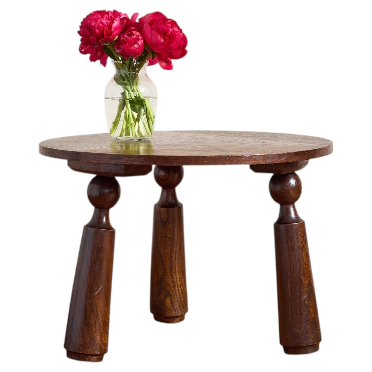 Charles Dudouyt "Baseball Bat" Side Table For Sale