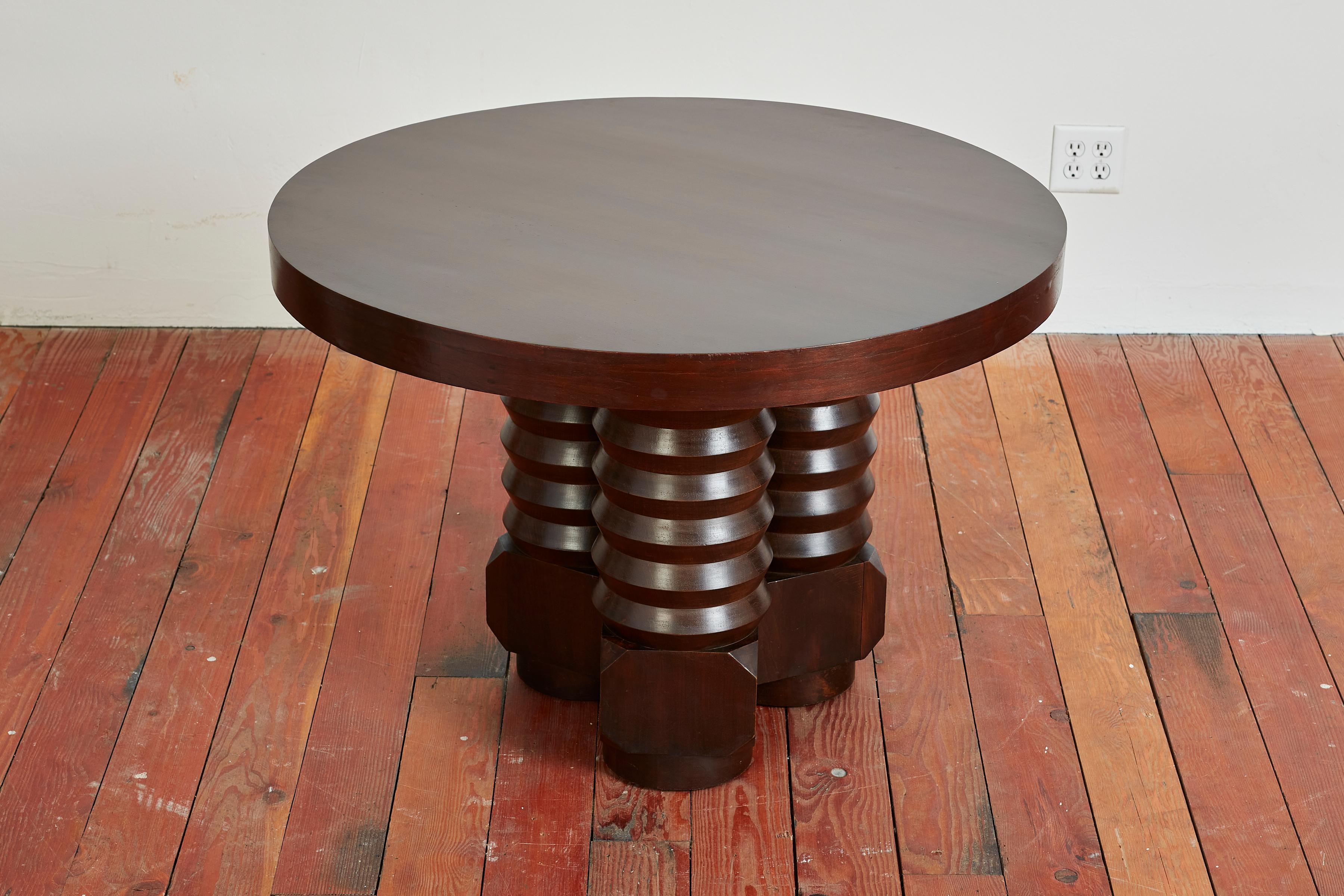 Charles Dudouyt Center Table For Sale 6