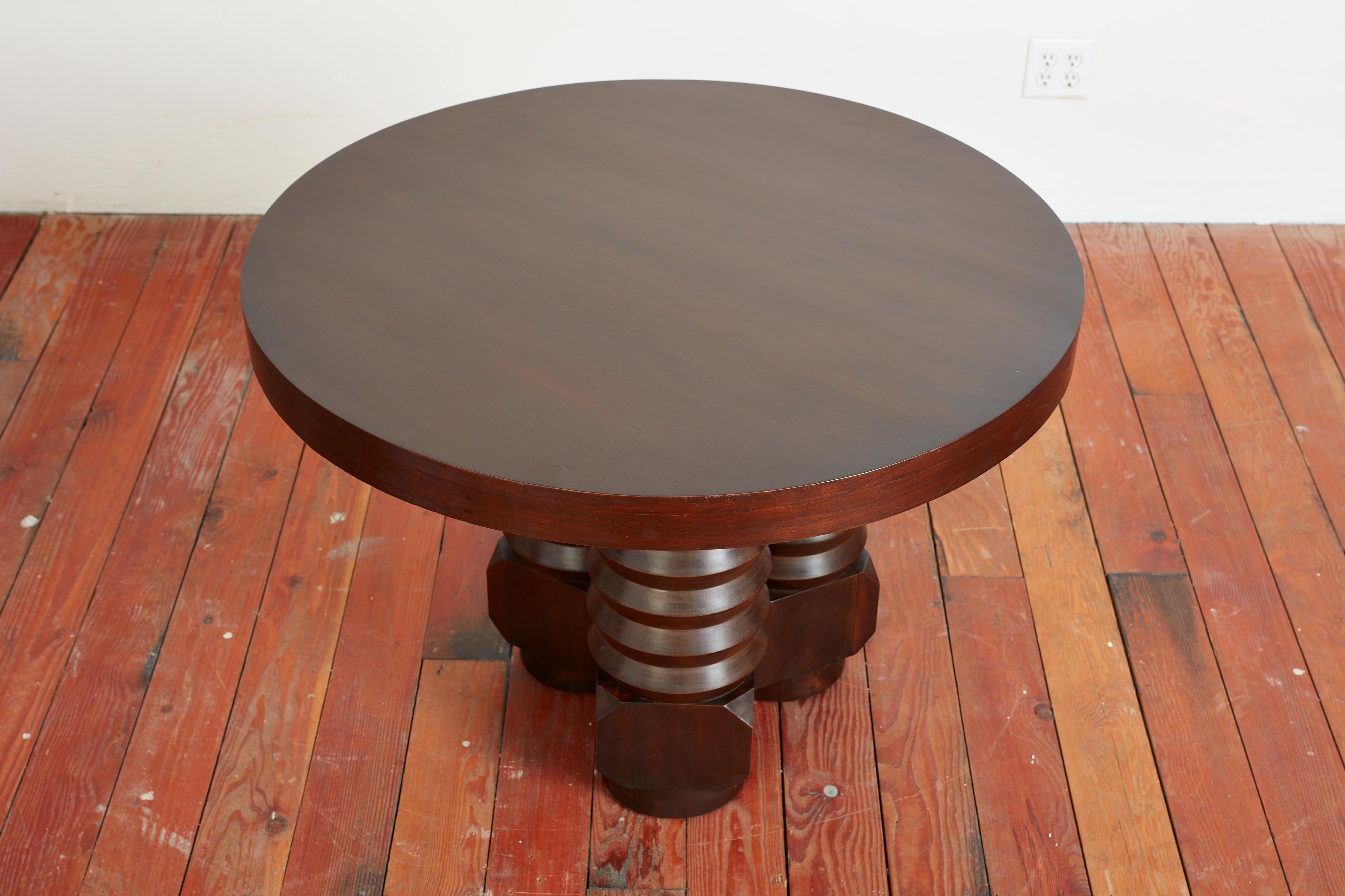Charles Dudouyt Center Table In Good Condition For Sale In Beverly Hills, CA