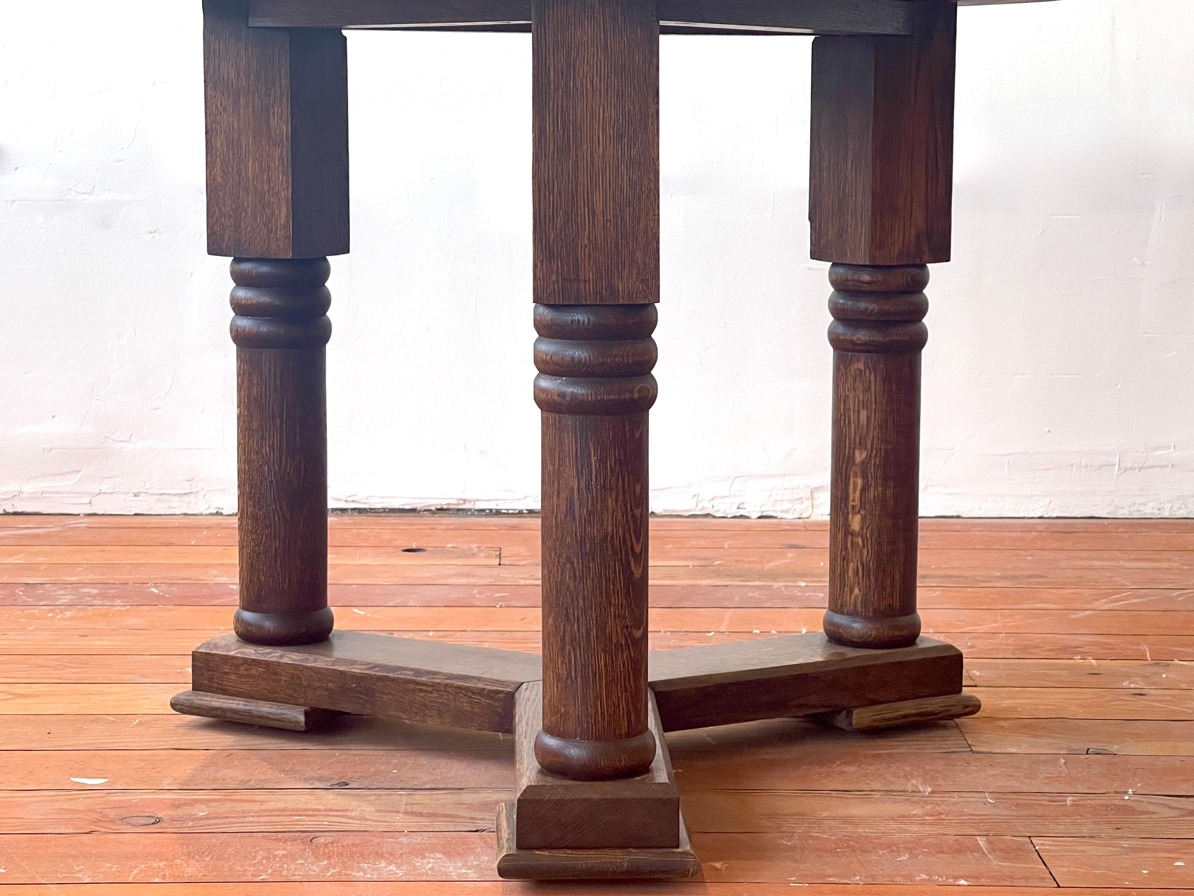 Mid-20th Century Charles Dudouyt Center Table For Sale