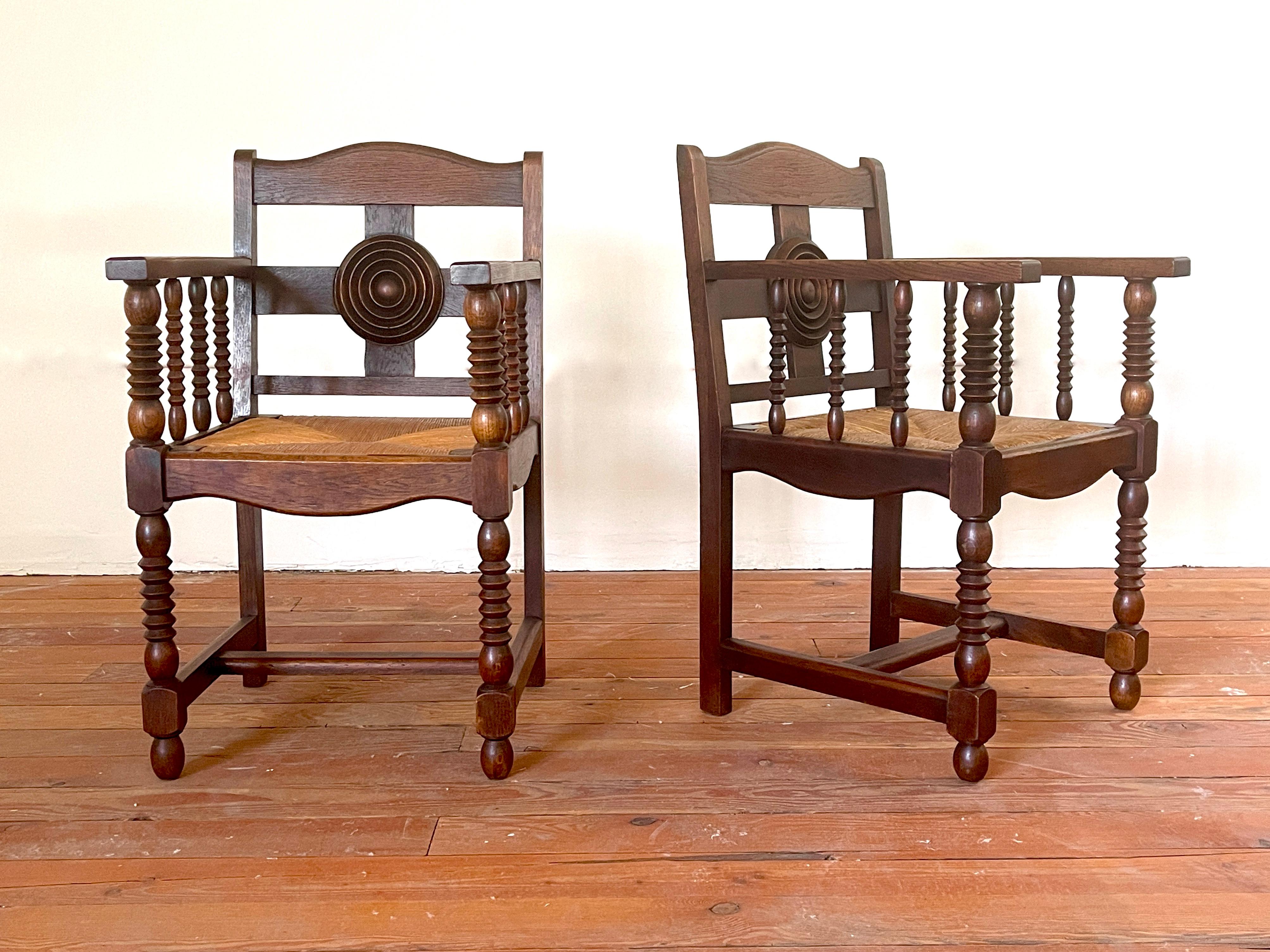 Charles Dudouyt Chairs In Good Condition In Beverly Hills, CA