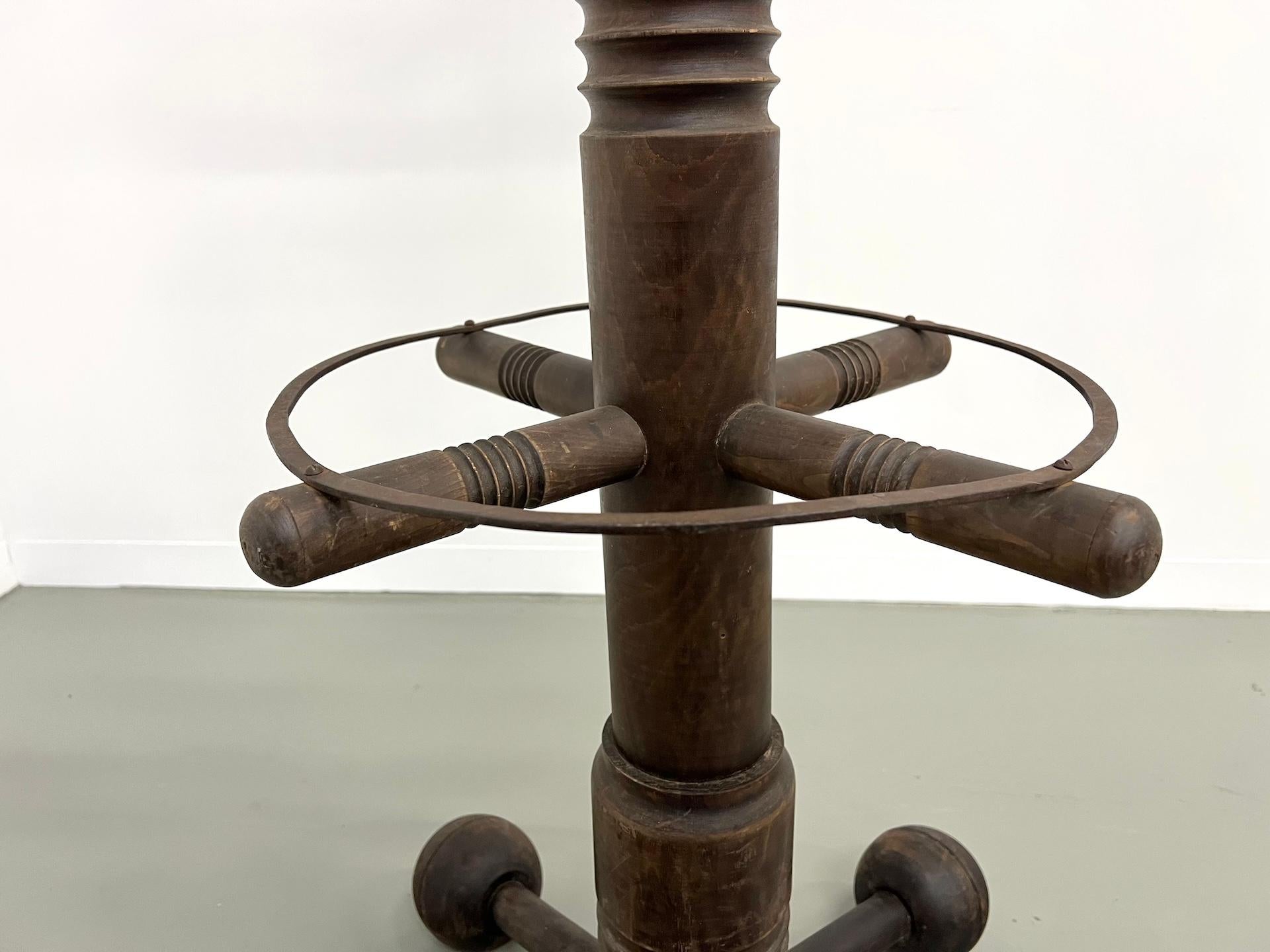 Charles Dudouyt coat rack, circa 1940 For Sale 3
