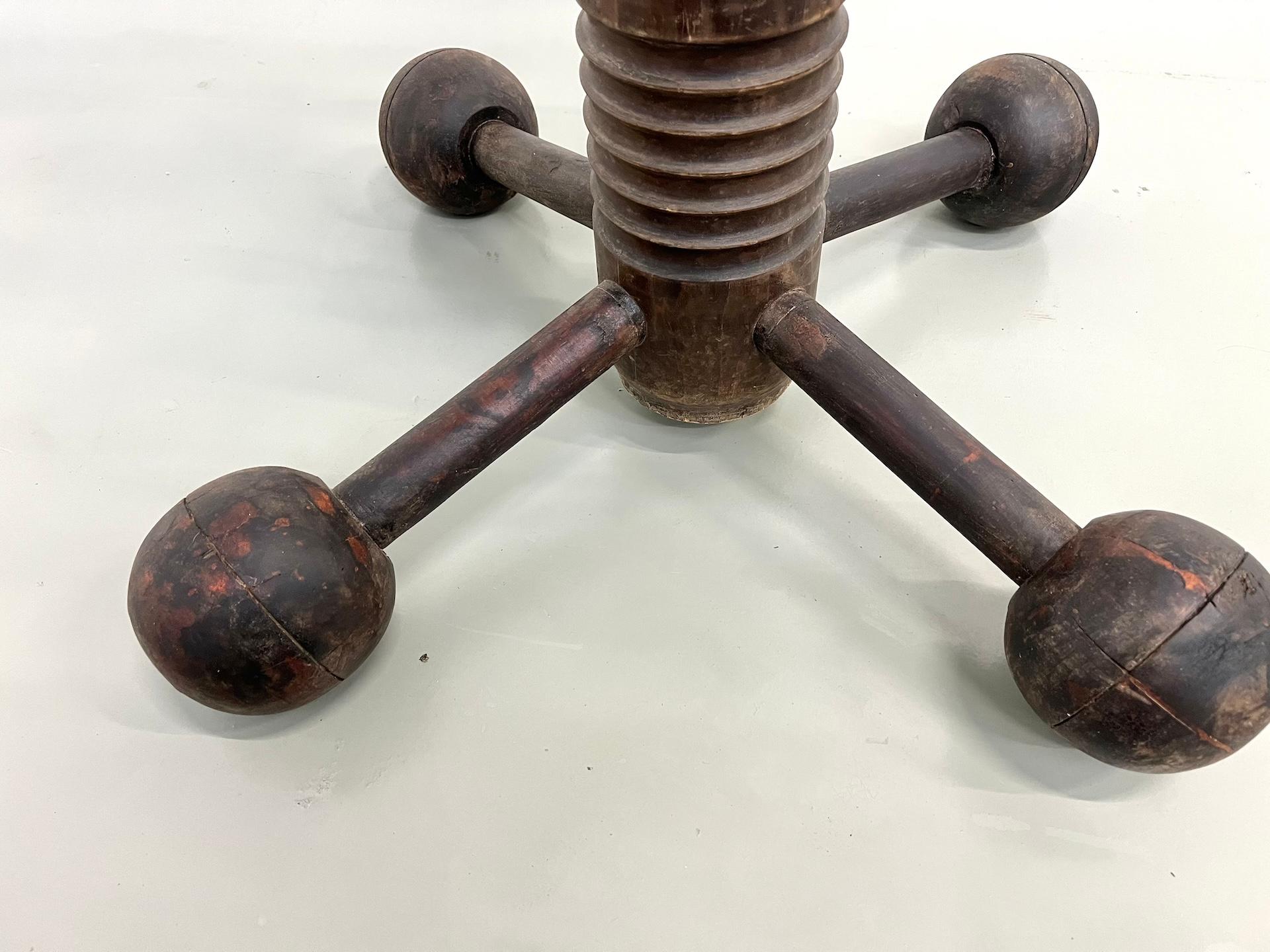 Charles Dudouyt coat rack, circa 1940 For Sale 5