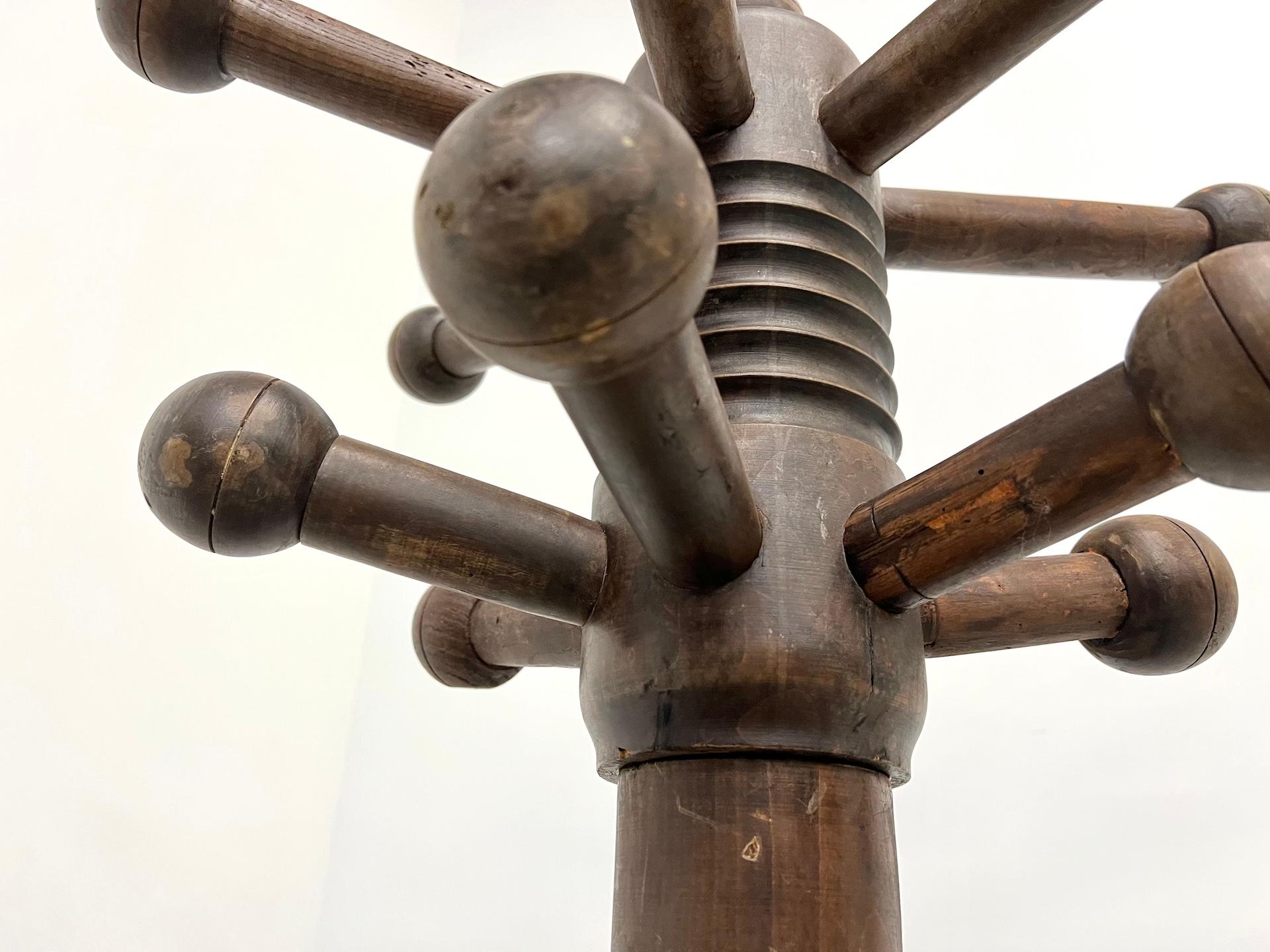 Charles Dudouyt coat rack, circa 1940 For Sale 9