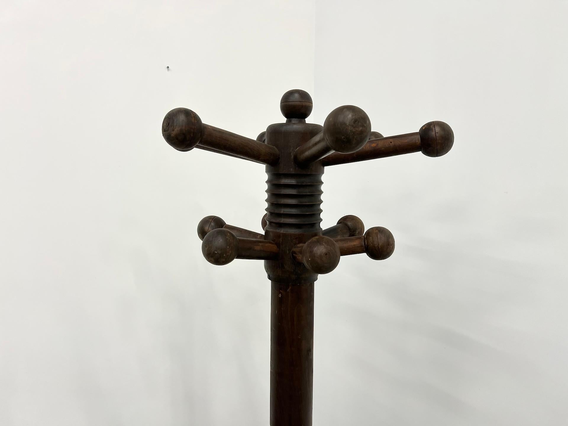 Charles Dudouyt coat rack, circa 1940 For Sale 12