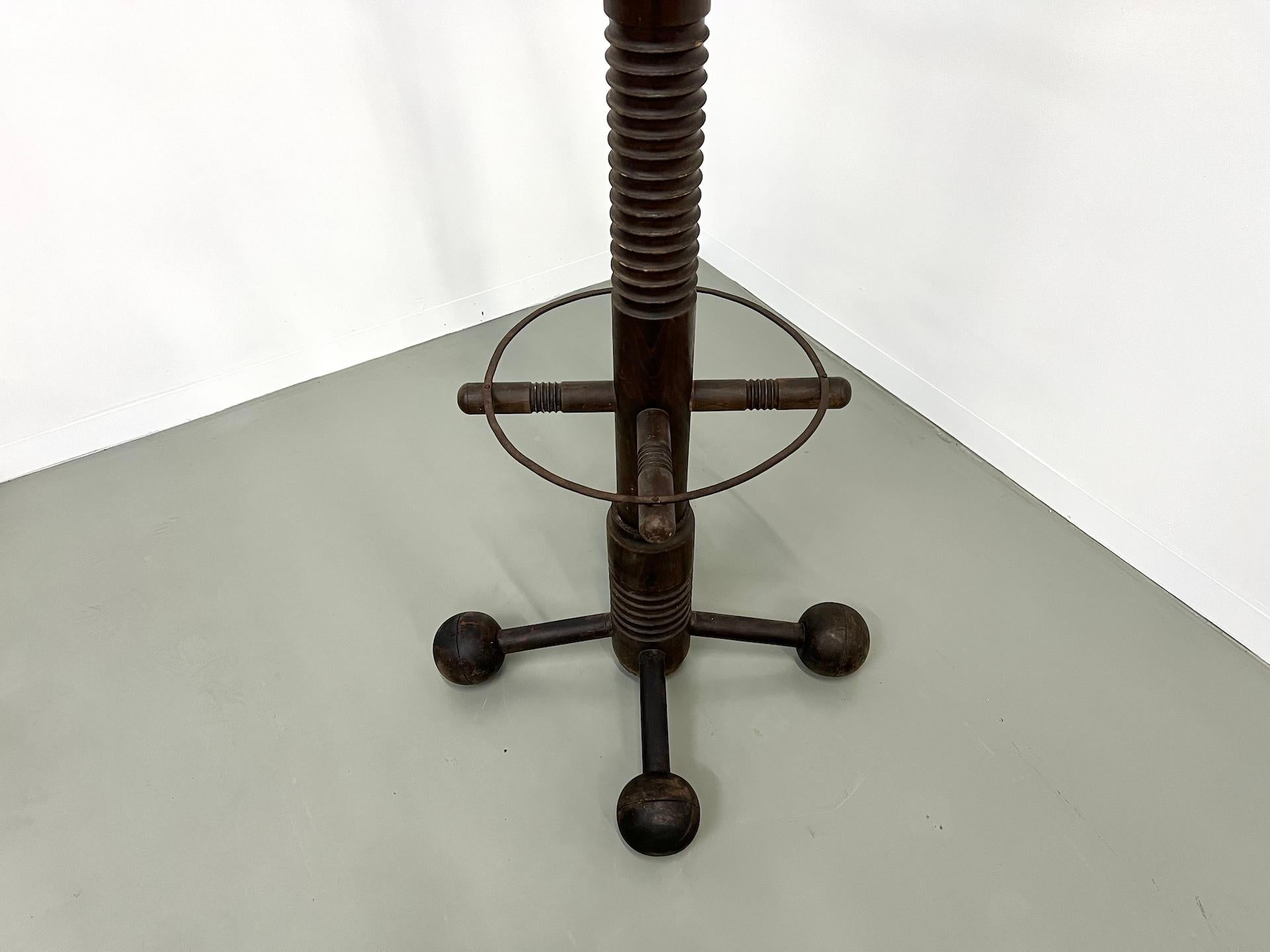 Charles Dudouyt coat rack, circa 1940 For Sale 13