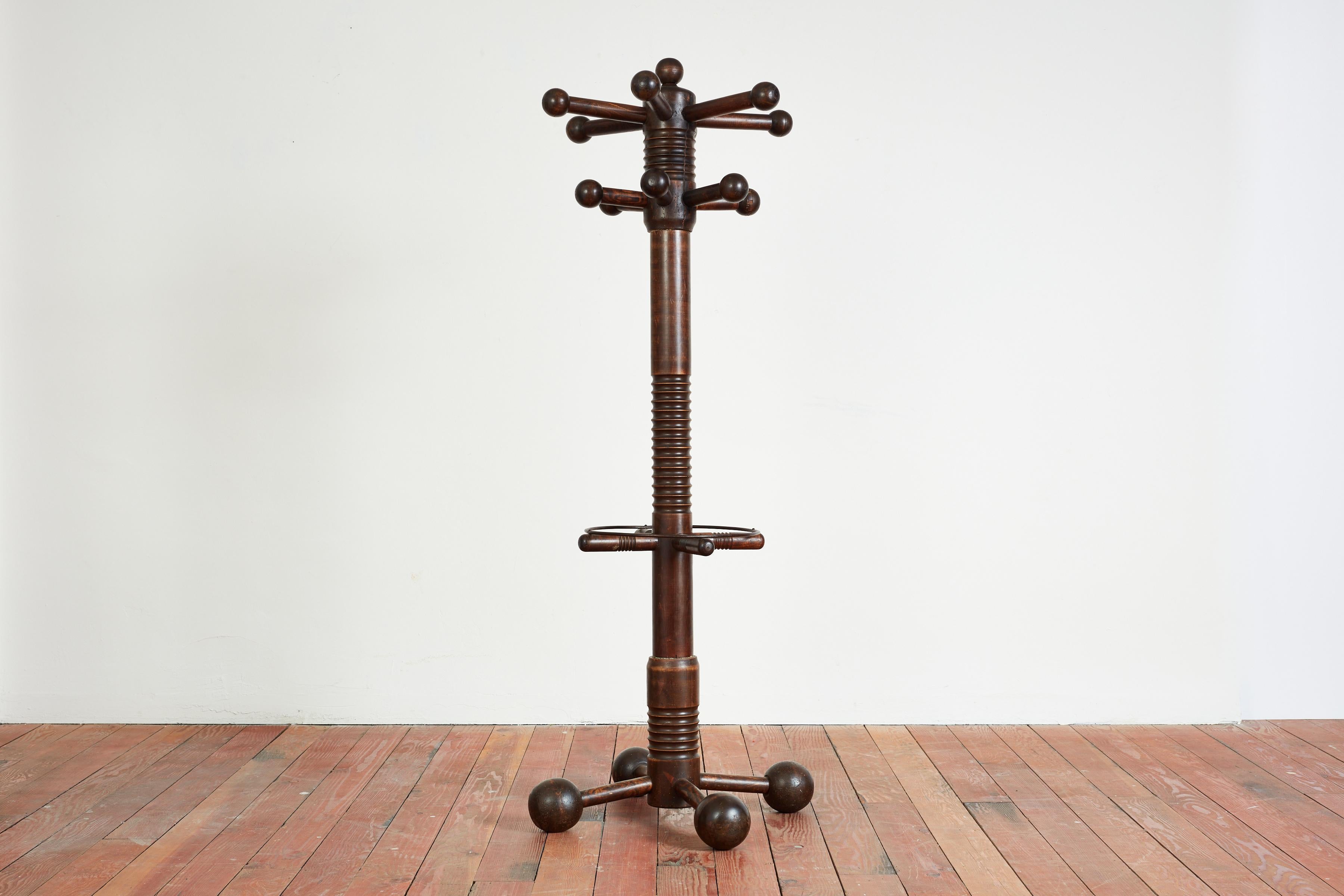 French Charles Dudouyt Coatrack For Sale