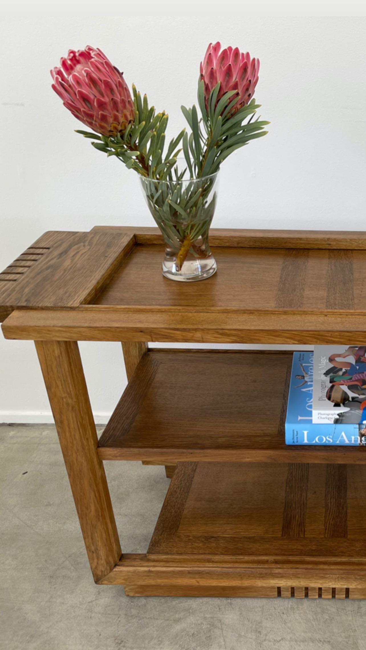 Mid-20th Century Charles Dudouyt Console Table