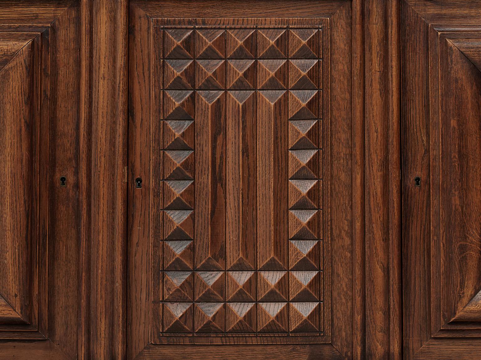 Charles Dudouyt Credenza in Stained Oak 2