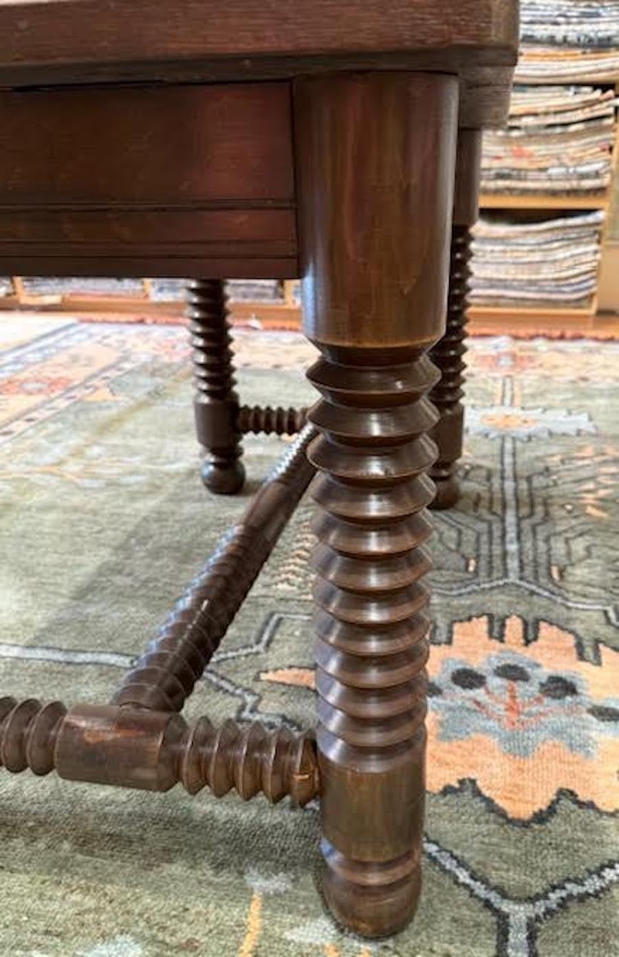 Quercia Charles Dudouyt Desk Or Side Table, France, 1940s in vendita