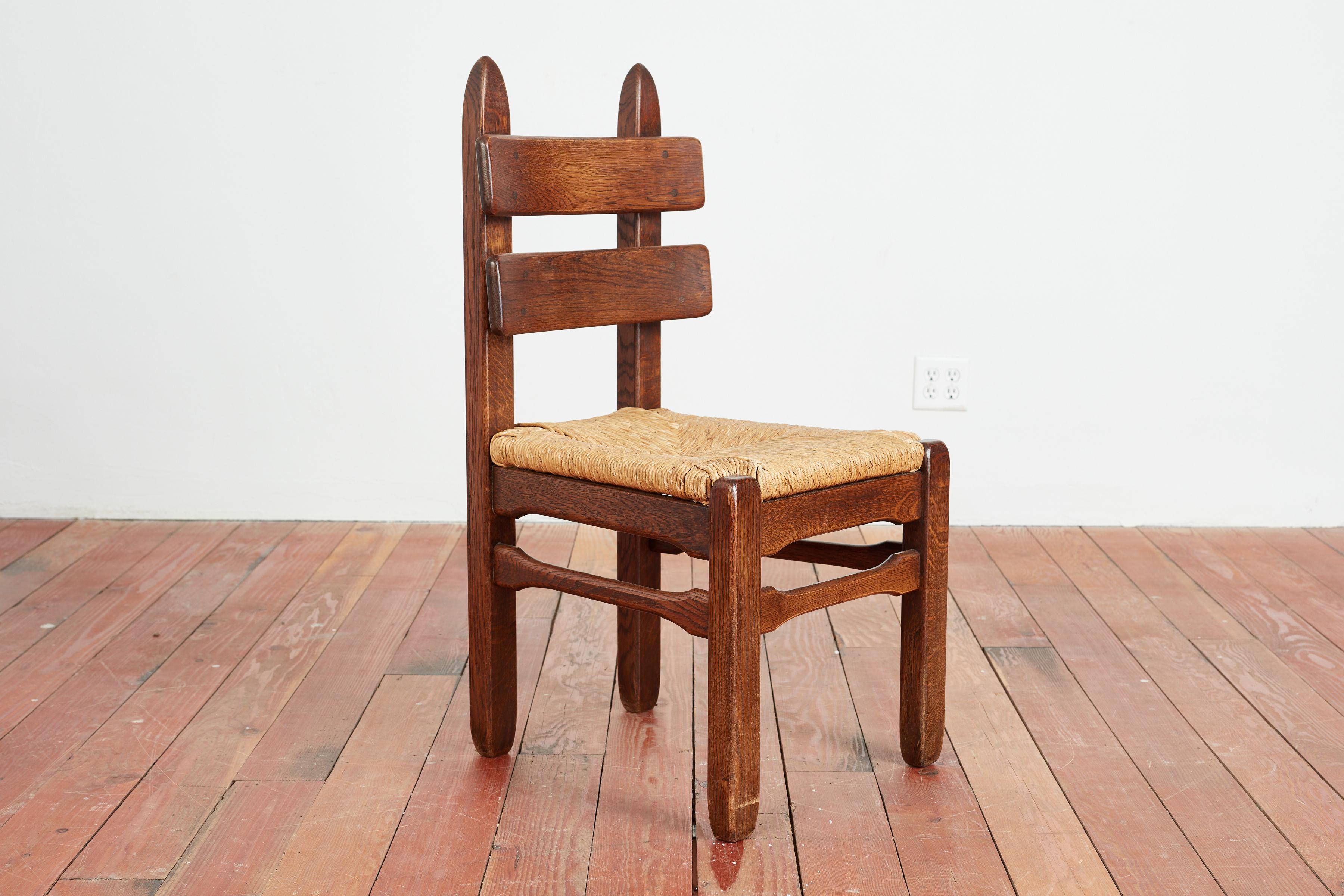 Charles Dudouyt Dining Chairs - Set of 6  In Good Condition For Sale In Beverly Hills, CA
