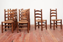 Charles Dudouyt Dining Chairs, Set of 8