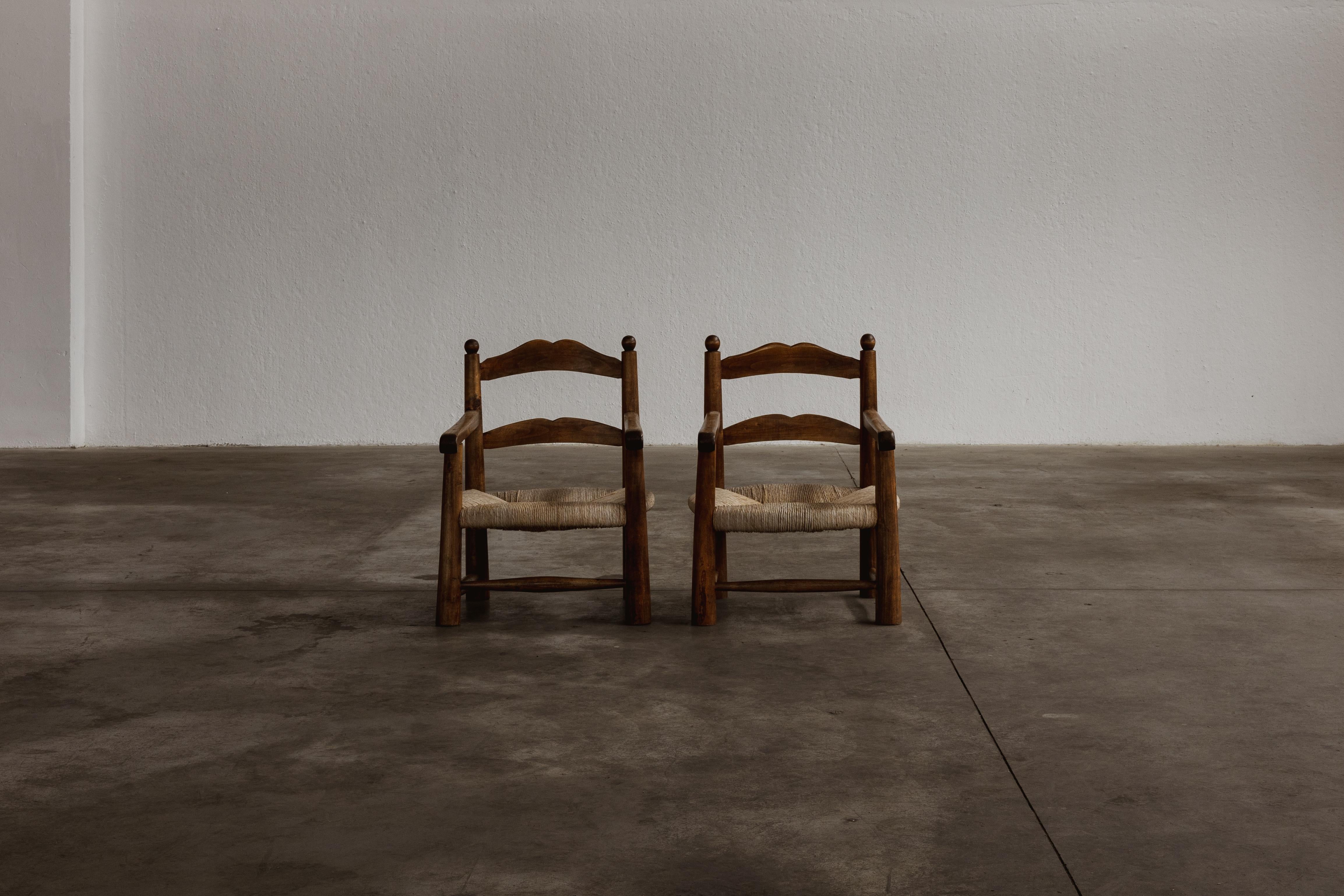 Charles Dudouyt, Sessel, 2er-Set, 1940er-Jahre (Mitte des 20. Jahrhunderts) im Angebot